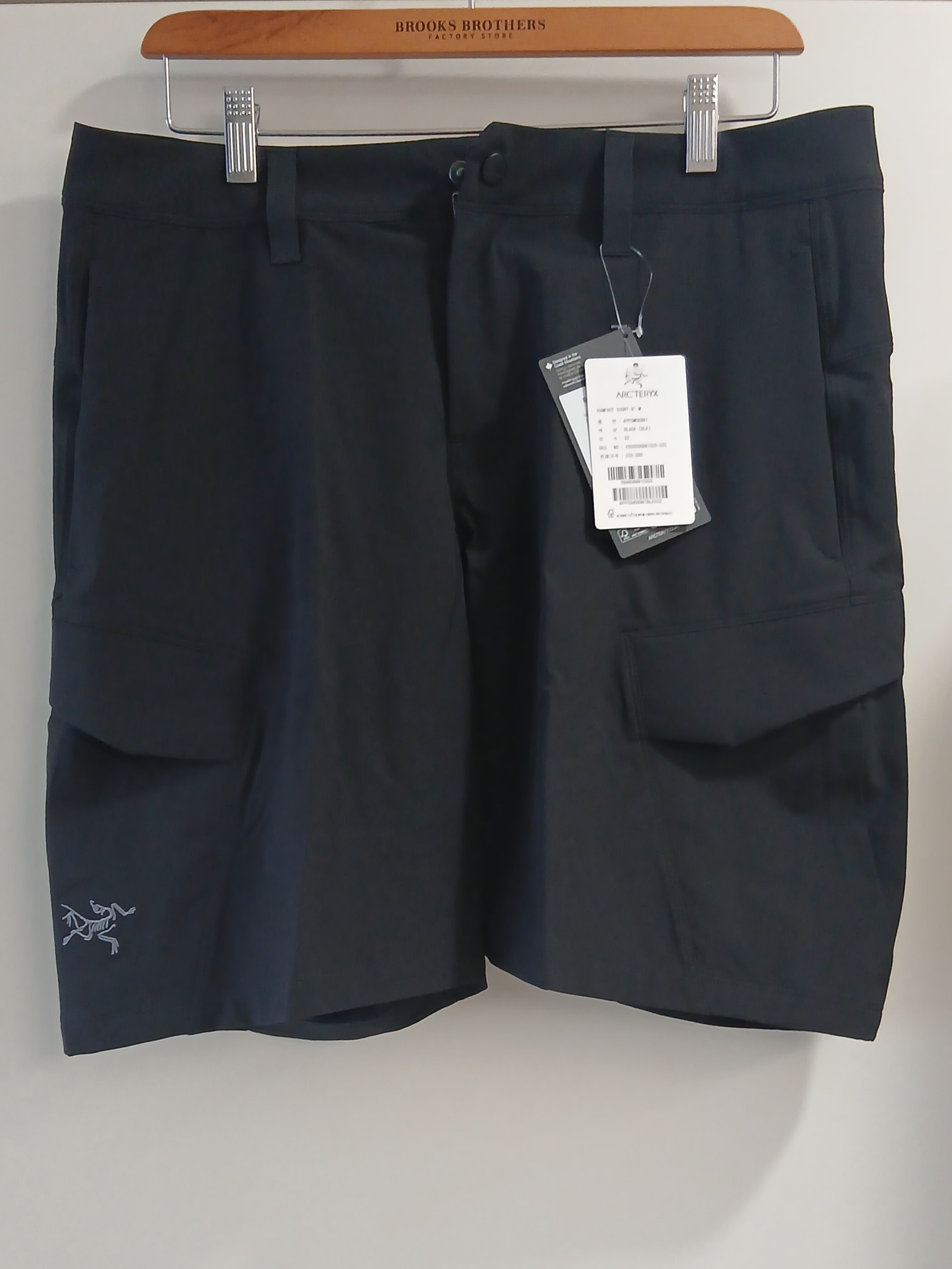 Arc'teryx Rampart Shorts 9 Inch Black 착용 스타일 - 1