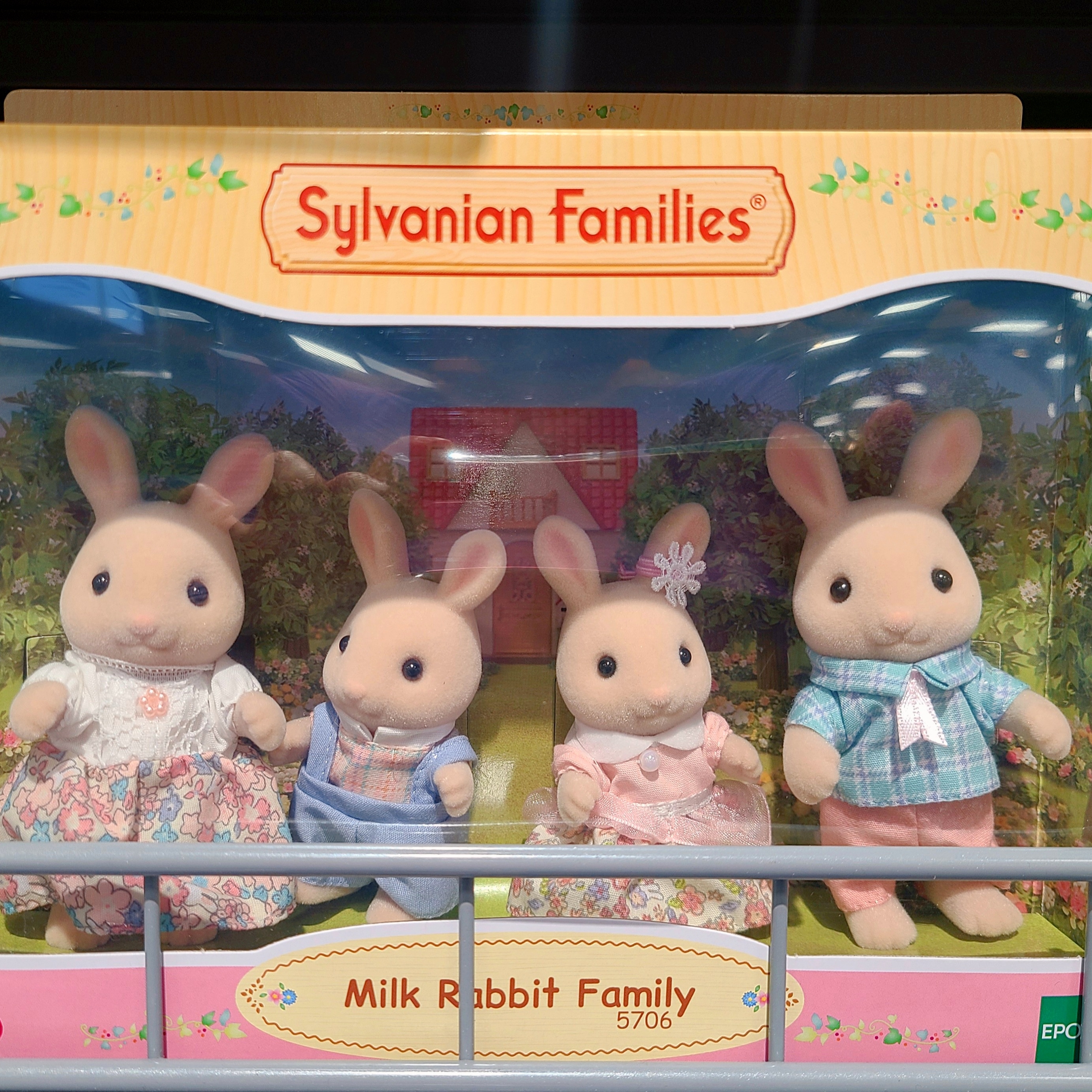 Sylvanian Families Flora Rabbit Twins, Sylvanian Families Milk Rabbit Family 착용 스타일 - 7