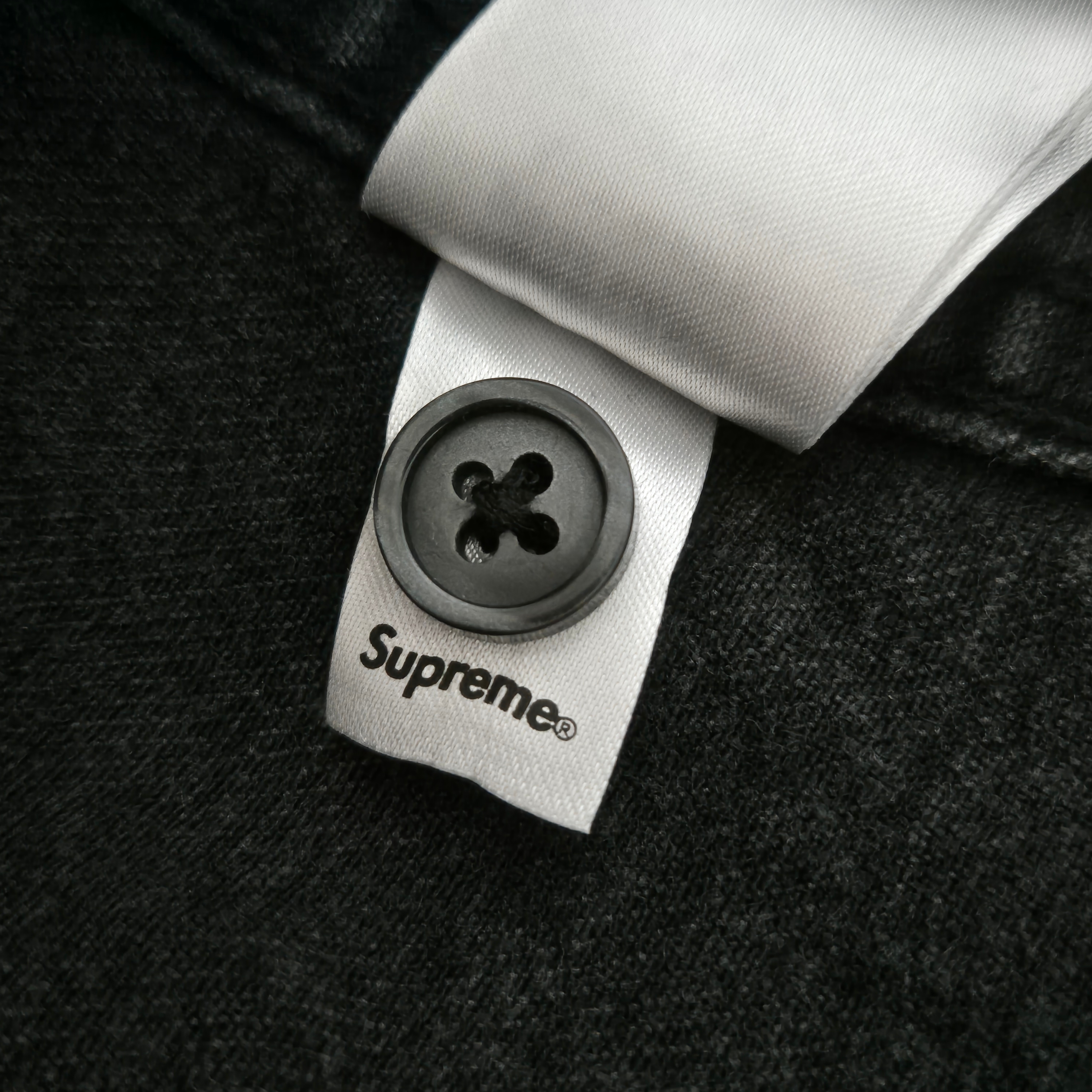 Supreme Loose Fit S/S Denim Painter Shirt Black - 25SS 착용 스타일 - 2