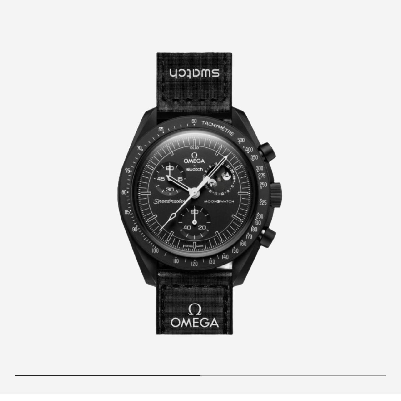 Swatch x Omega x Snoopy Bioceramic Moonswatch Mission To The Moonphase New Moon 착용 스타일