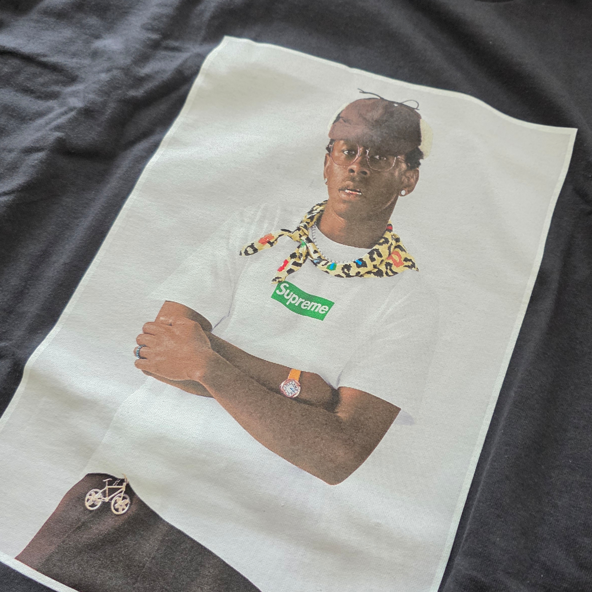 Supreme Tyler The Creator T-Shirt Black - 24FW 착용 스타일