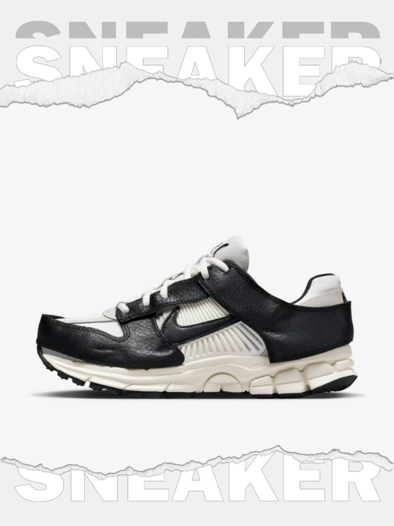 (W) Nike Zoom Vomero 5 Wolf Grey and Black 착용 스타일 - 1
