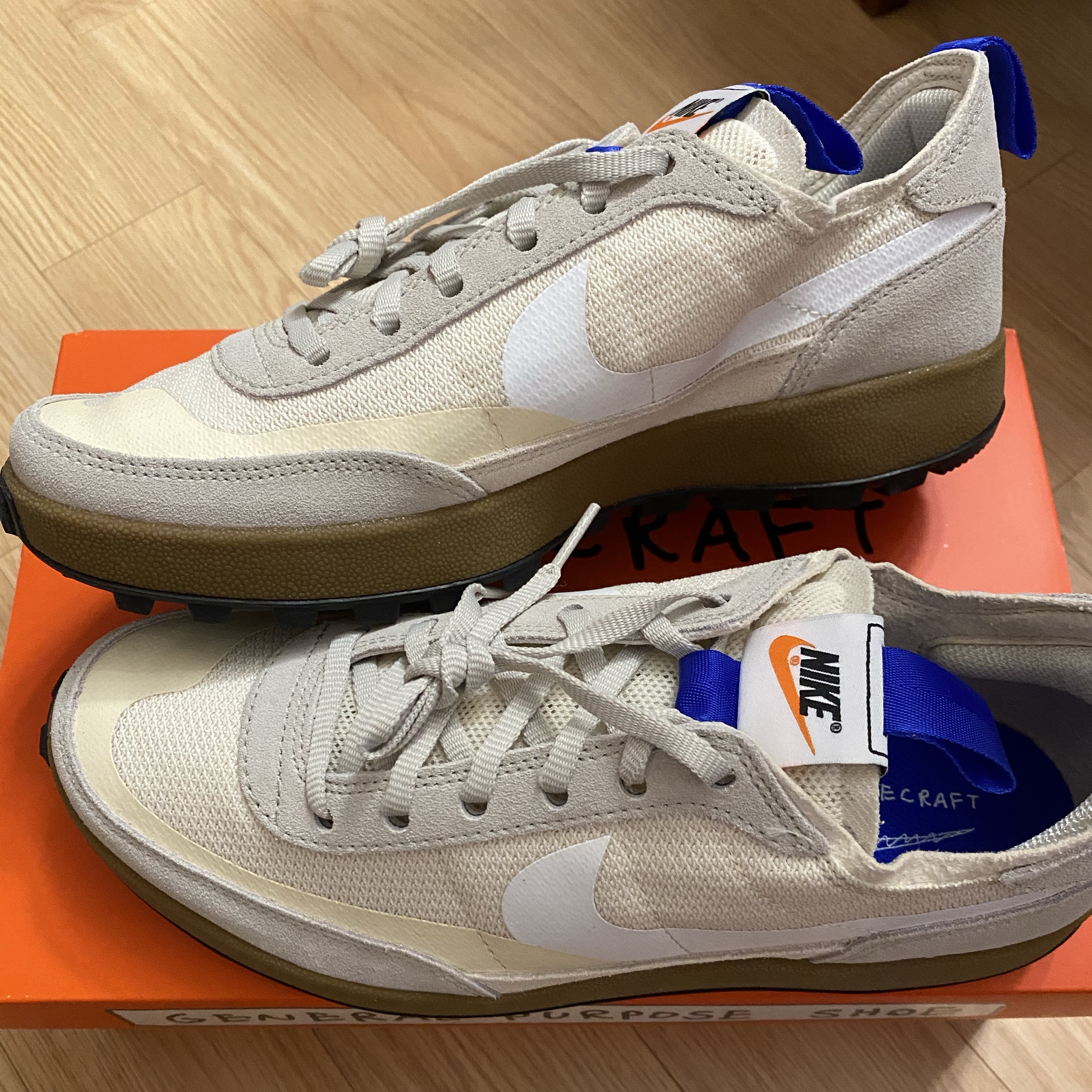 Nike x Tom Sachs General Purpose Shoe Light Cream 착용 스타일