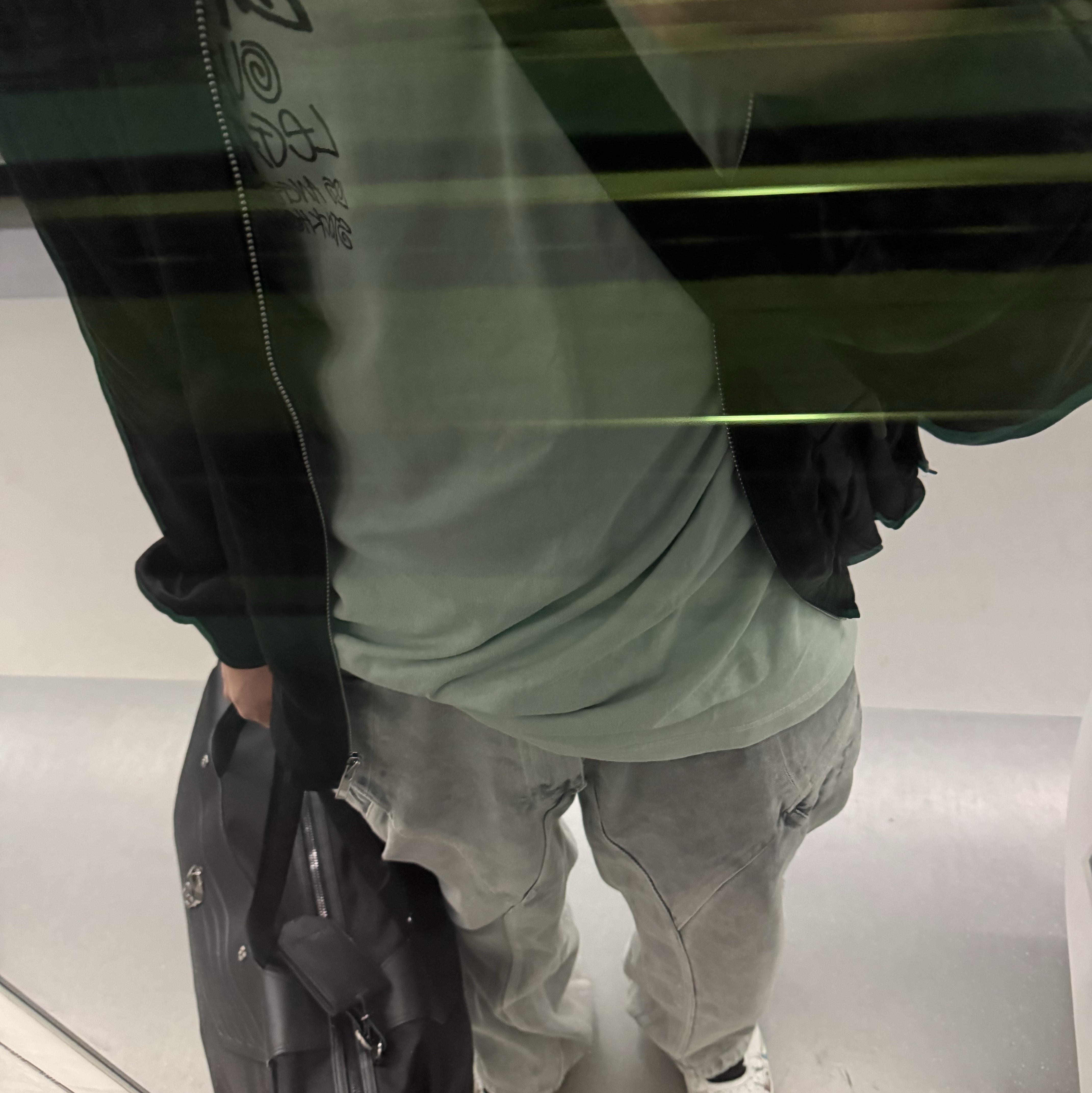Nike x Peaceminusone Air Force 1 Low Para-Noise 2.0, Stussy x Our Legacy Surfman Pig. Dyed T-Shirt Mint - 21FW 착용 스타일 - 2
