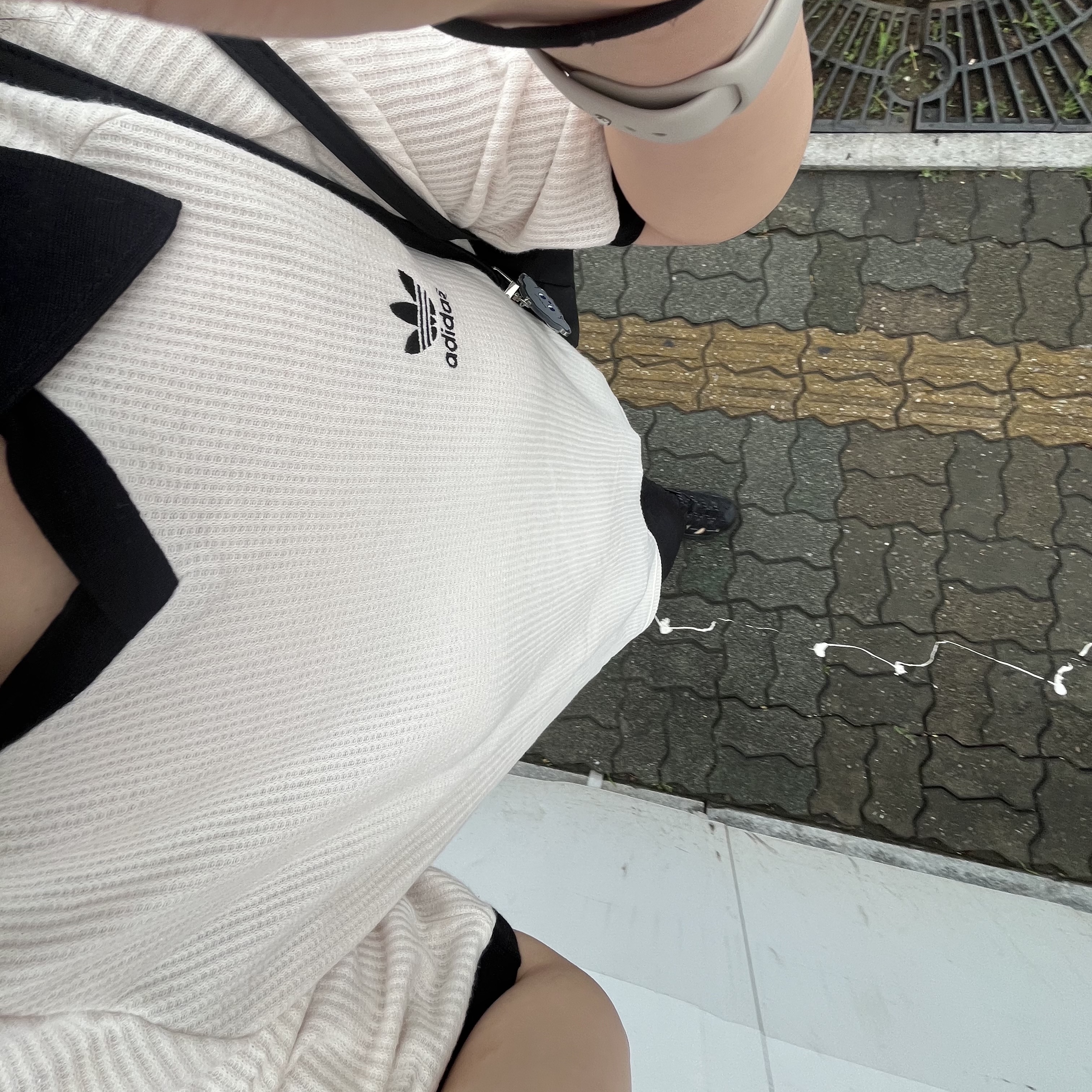 Adidas Originals Waffle Short Sleeve Polo Shirt Wonder White - KR Sizing, Hoka Hopara Black Castle Rock 착용 스타일