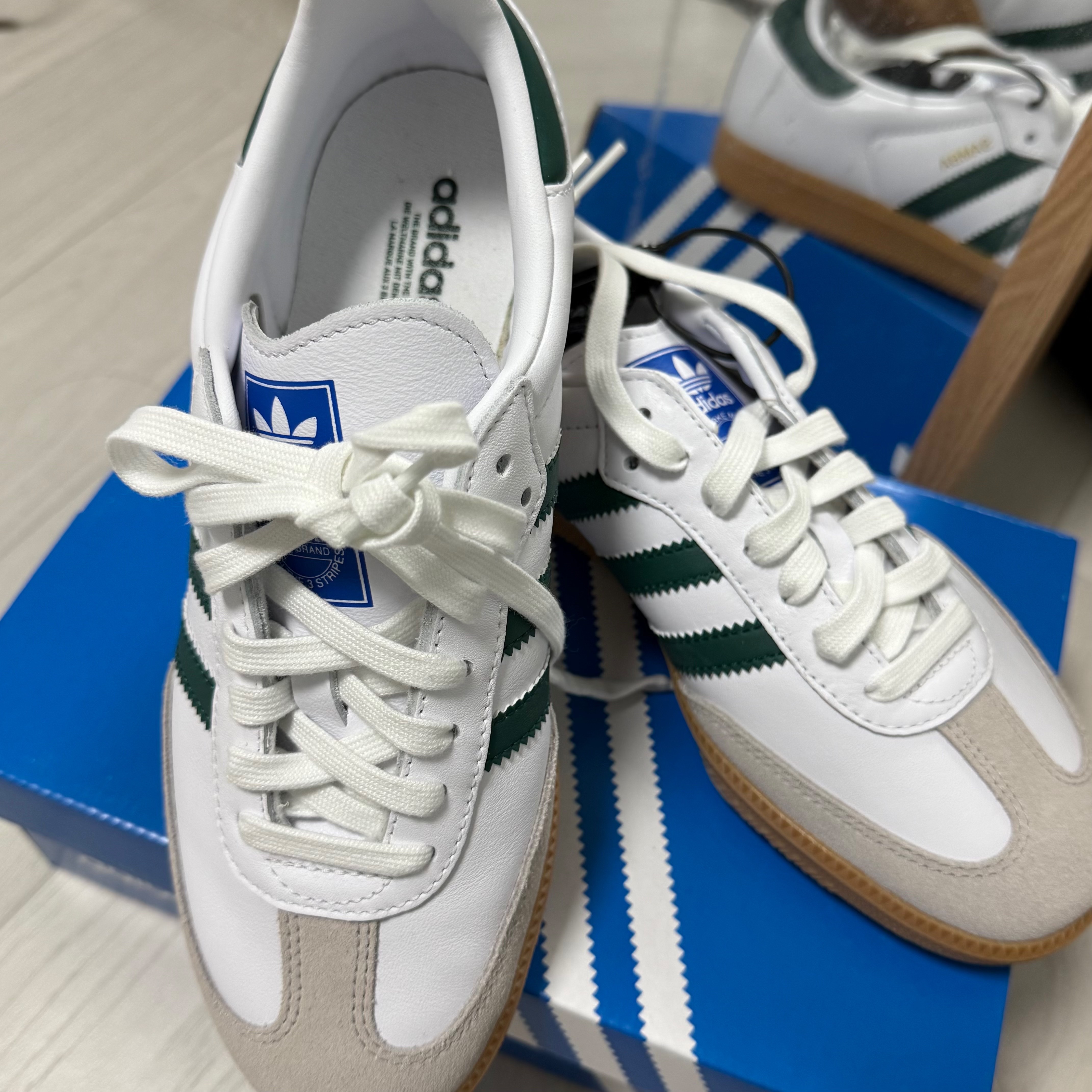 Adidas Samba OG White Green 착용 스타일 - 2