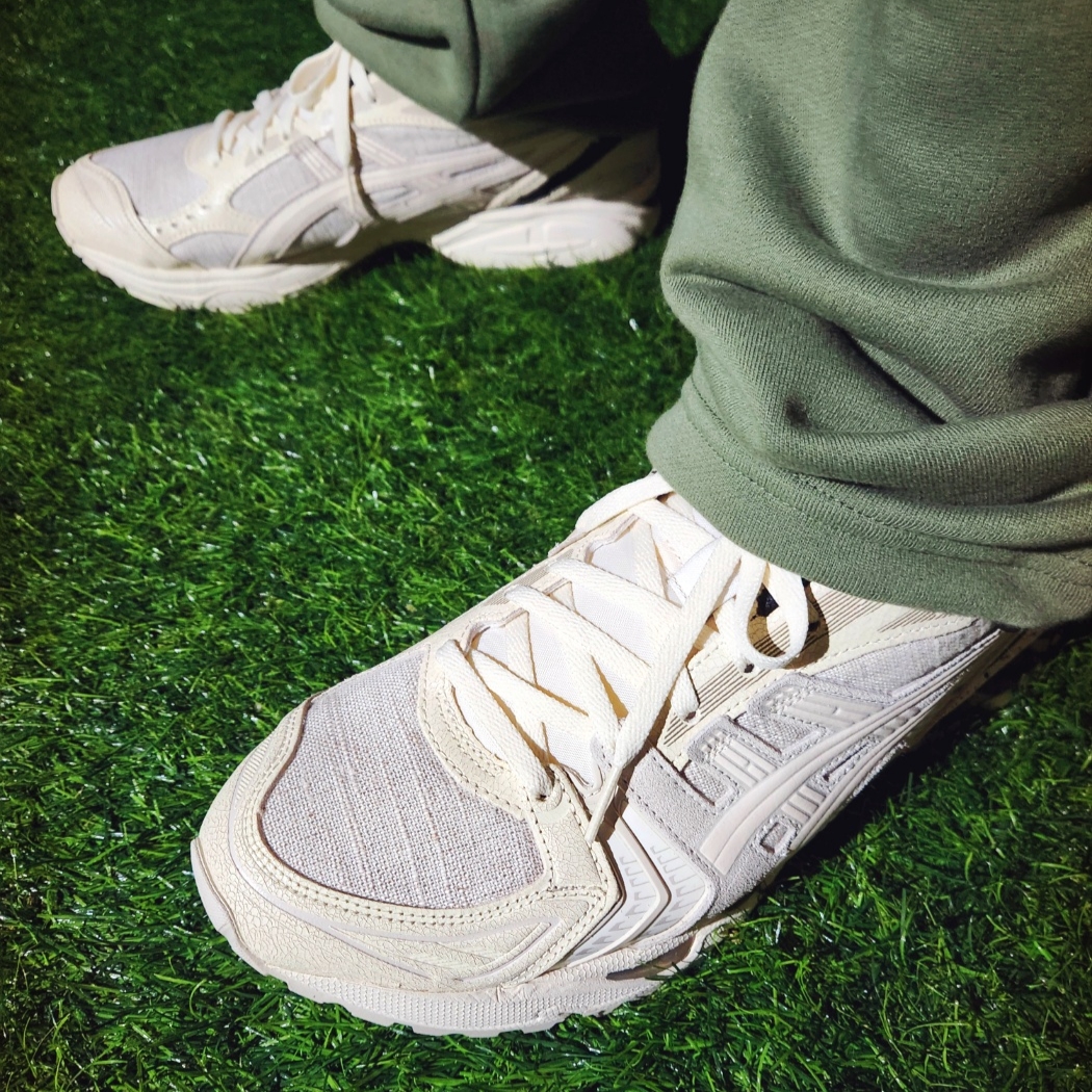 Aeae Web Logo Camo 5 Pannel Cap Black, Asics Gel-Kayano 14 Imperfection Pack Cream 착용 스타일 - 5