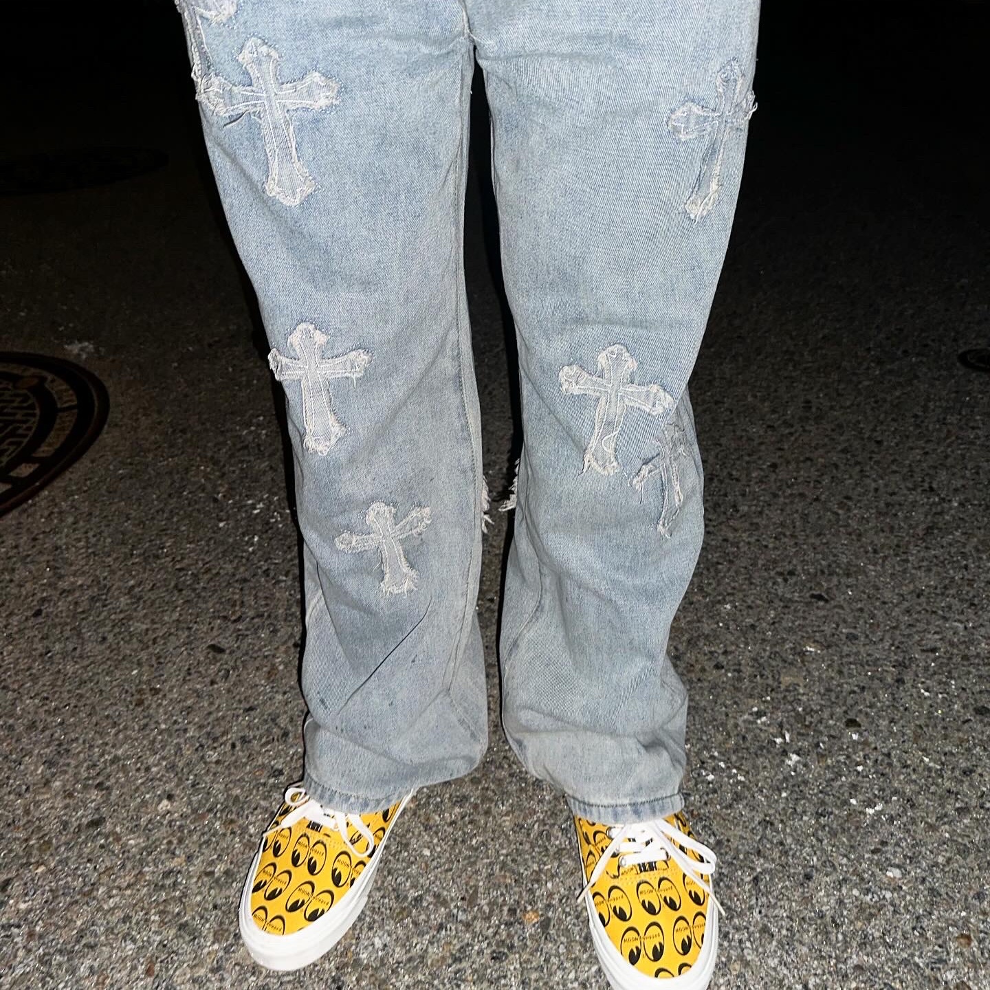 Vans x Mooneyes Authentic 44 DX Anaheim Factory Yellow 착용 스타일 - 3