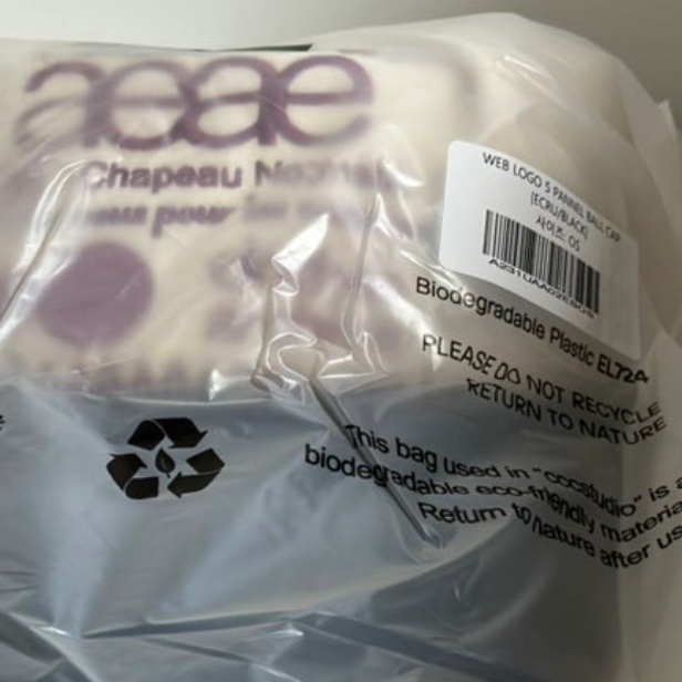 AEAE Web Logo 5 Pannel Ball Cap Ecru & Black 착용 스타일 - 1