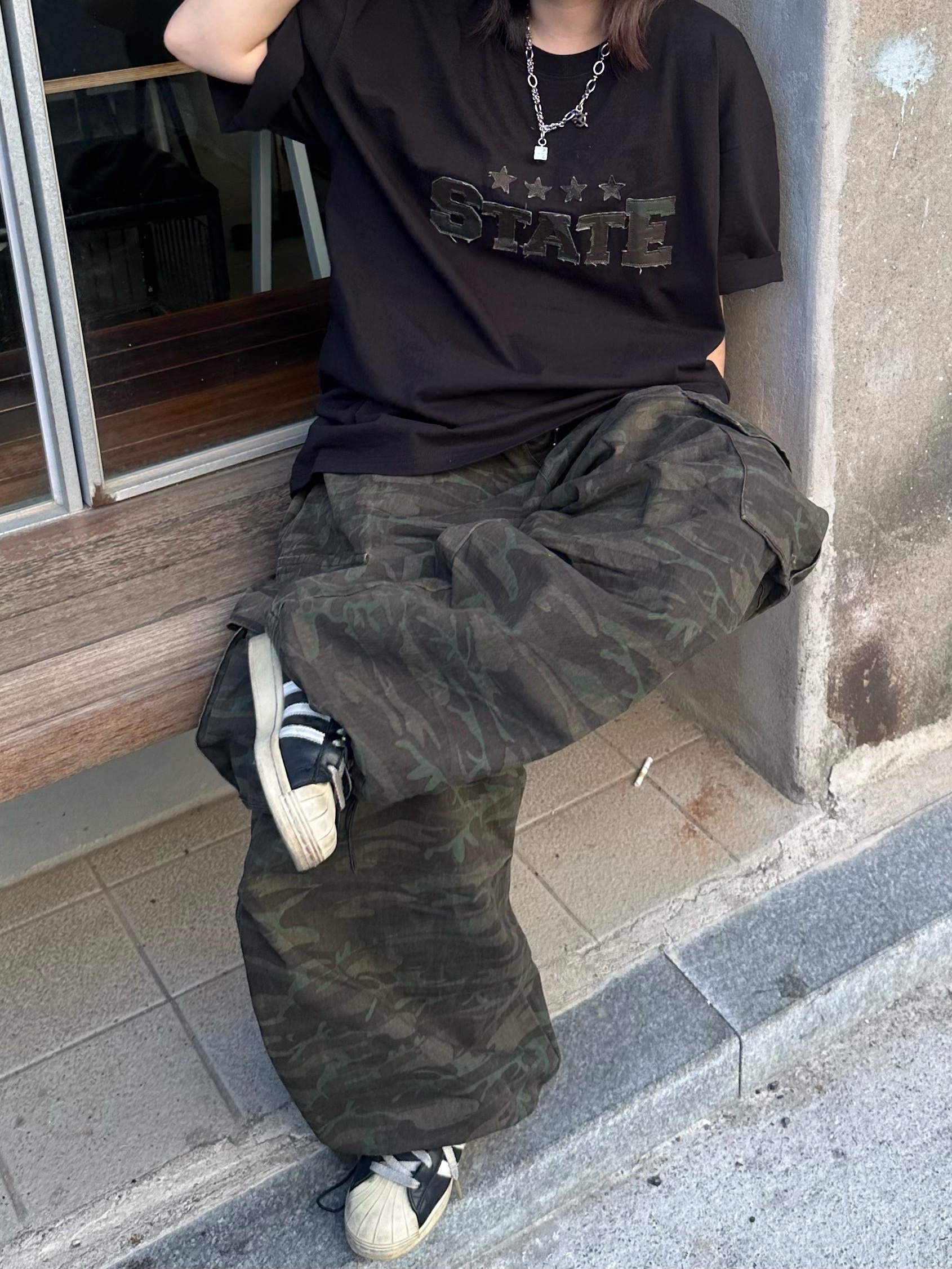 Carhartt Canvas Cap Army Green, Adidas Superstar Premium Black White 착용 스타일 - 3