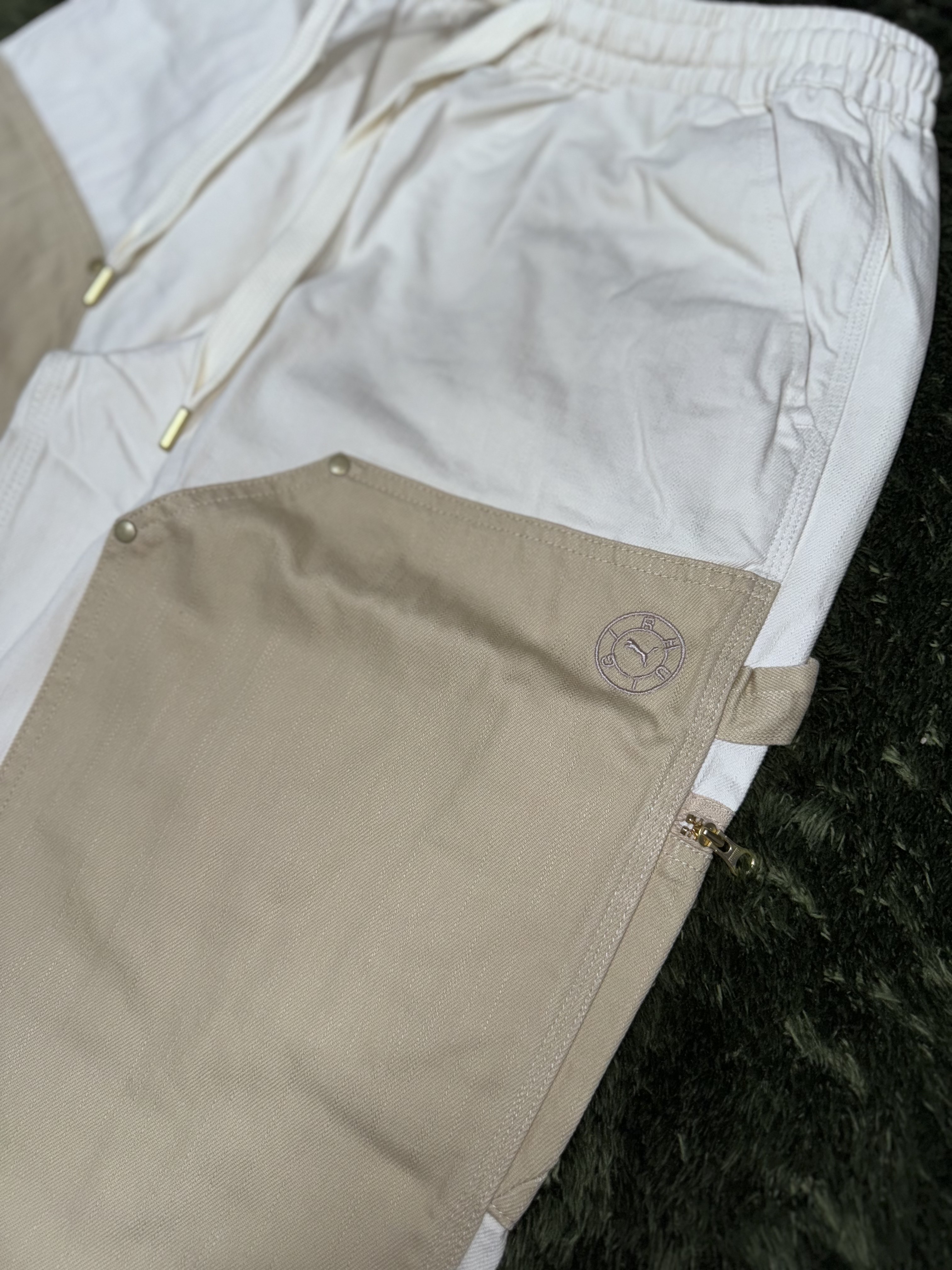Puma x Rhuigi Double Knee Pants Pristine 착용 스타일 - 4