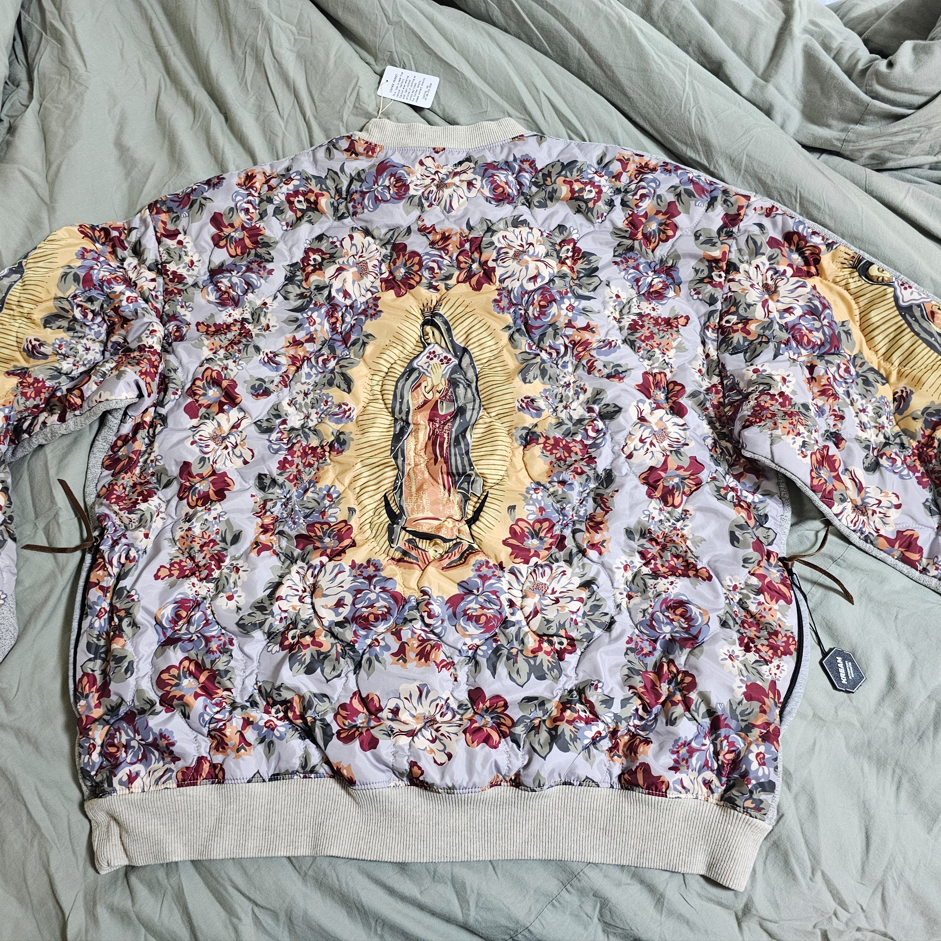 Kapital Top Fleece Bivouac Big Sweatshirt Peckish Maria Gray 착용 스타일 - 1