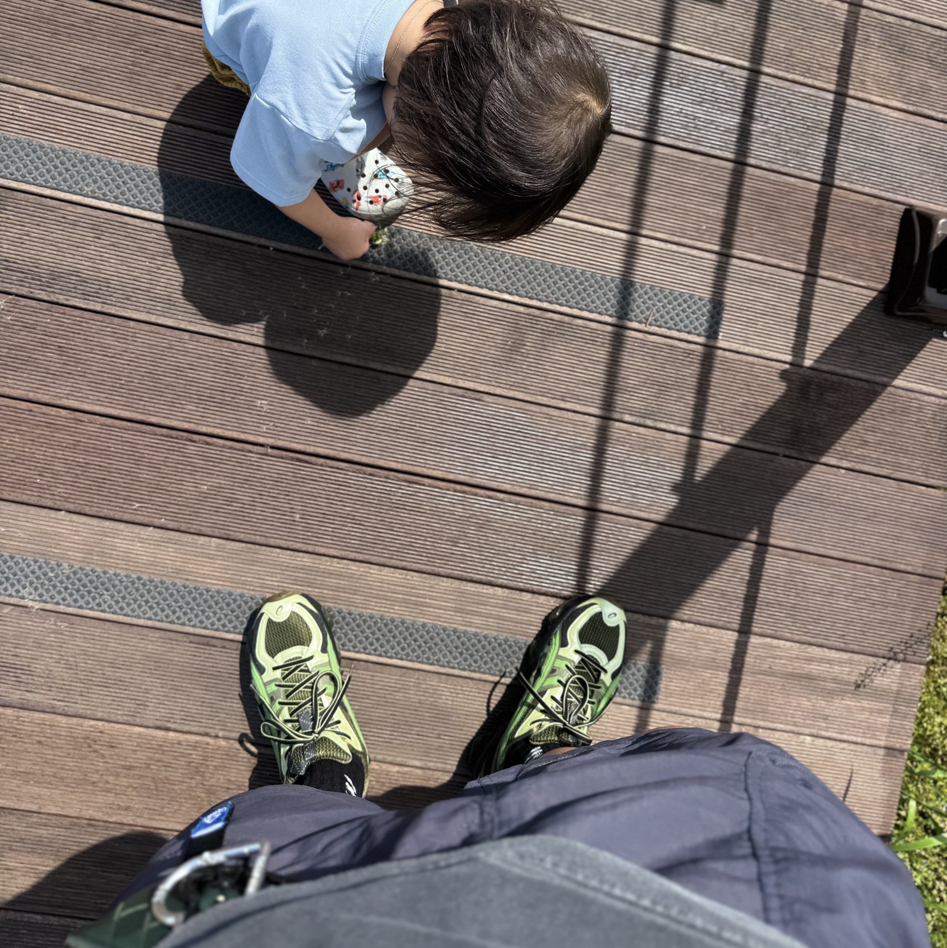 Asics US5-S Gel-Quantum Kinetic Moss Bamboo, Human Made HM Logo Socks Black 착용 스타일 - 1