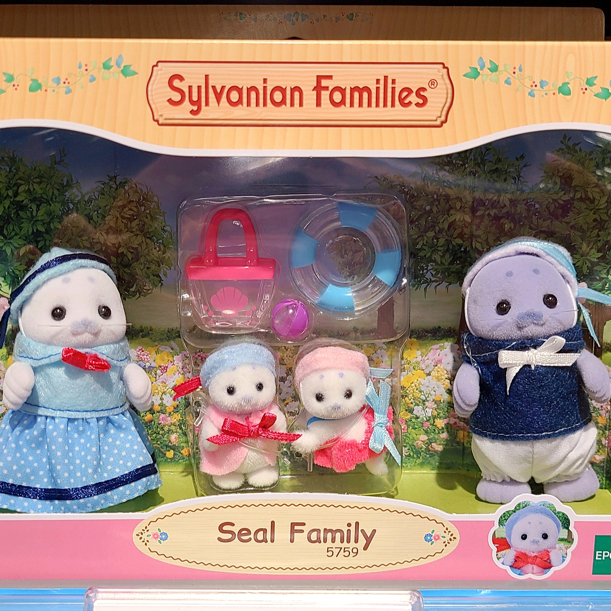 Sylvanian Families Flora Rabbit Twins, Sylvanian Families Milk Rabbit Family 착용 스타일 - 6
