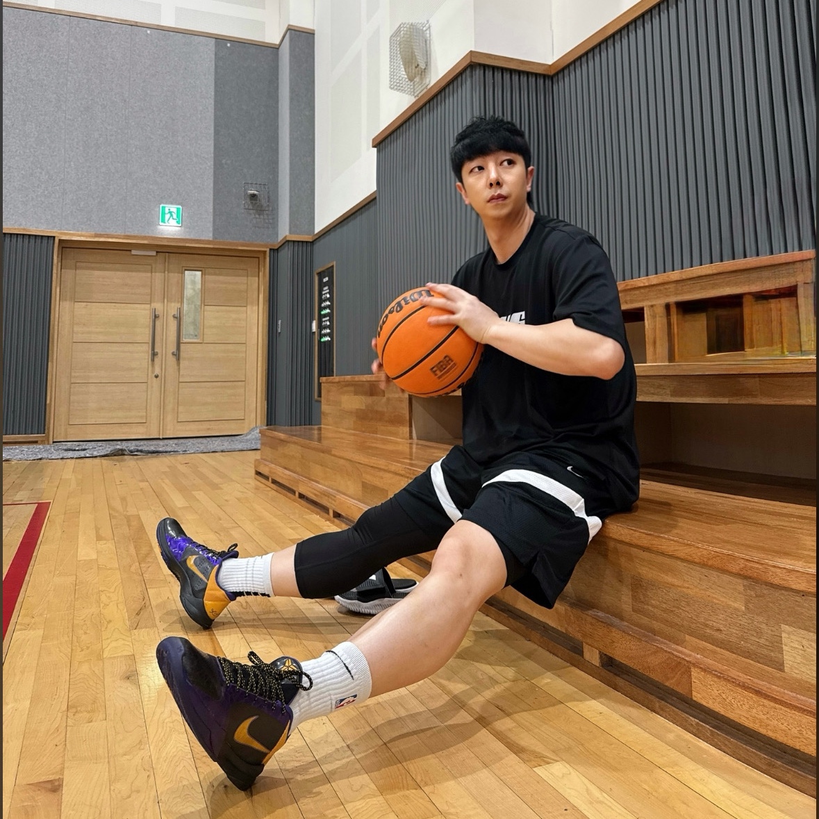 Nike Kobe 5 Lakers, Nike Kobe 6 Protro Green Apple 착용 스타일 - 1