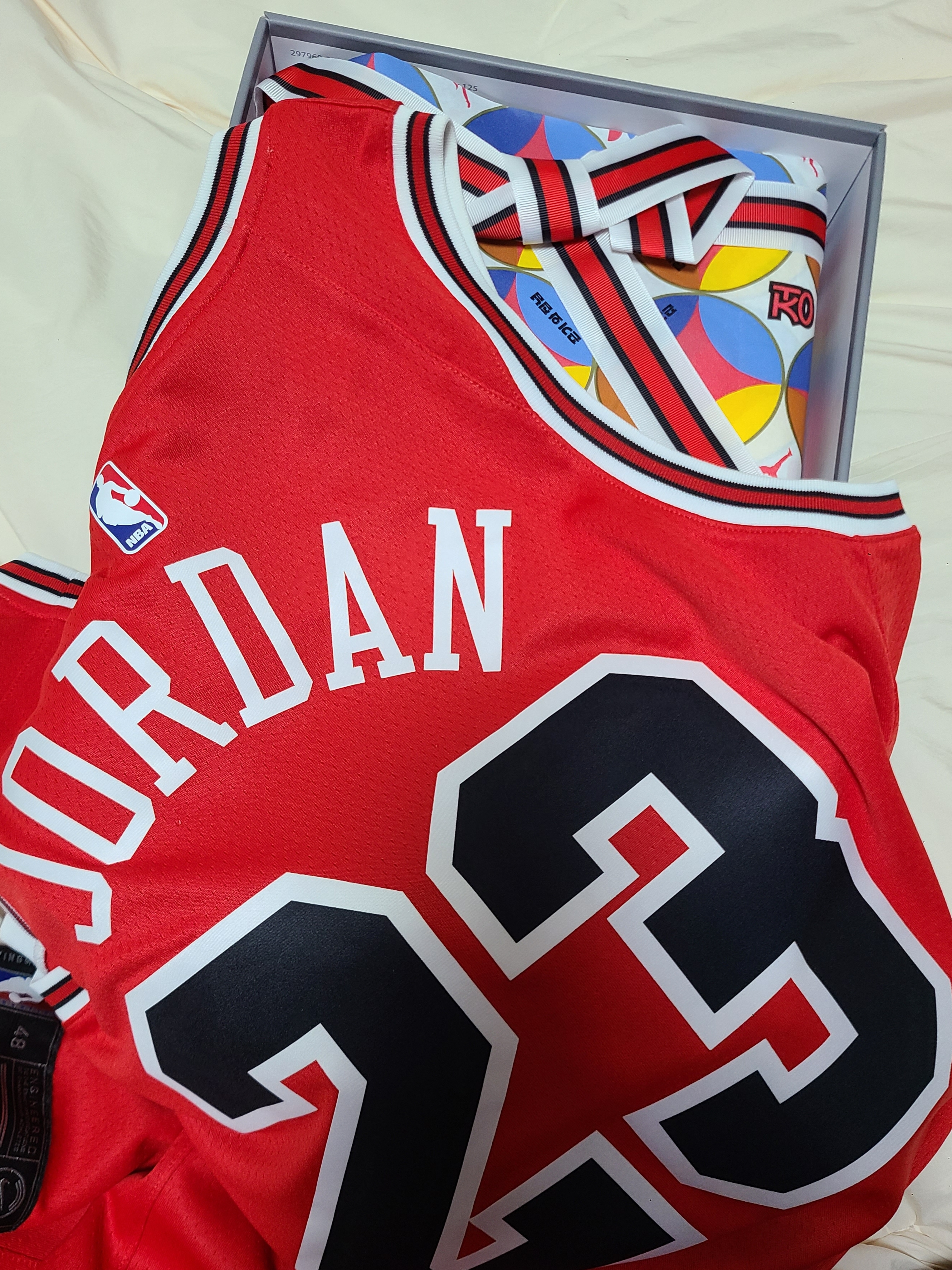 Jordan 3 Retro Seoul 2.0, Nike Chicago Bulls Swingman Custom Jersey - Icon Edition 착용 스타일 - 3