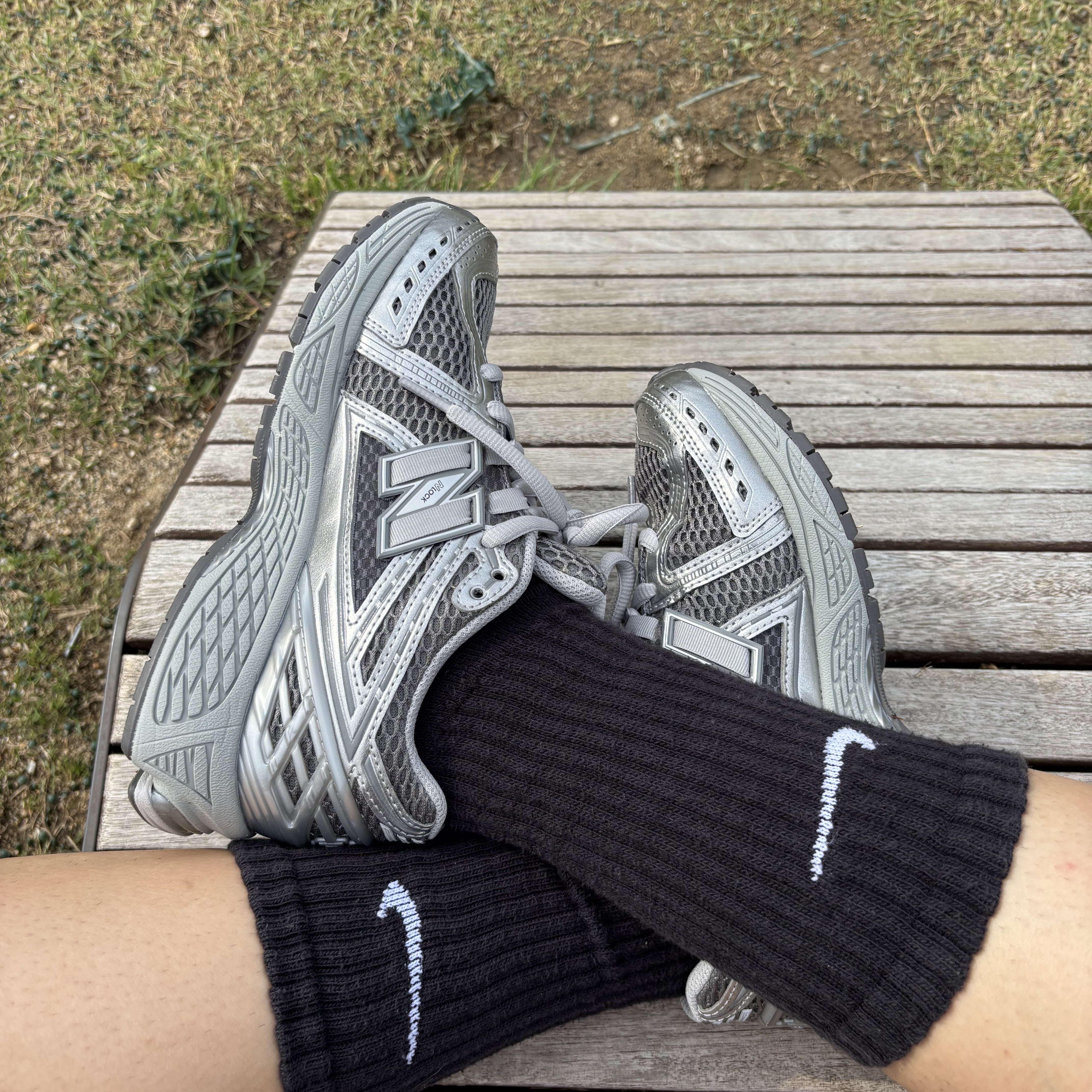 New Balance 1906R Harbor Grey Silver Metalic 착용 스타일
