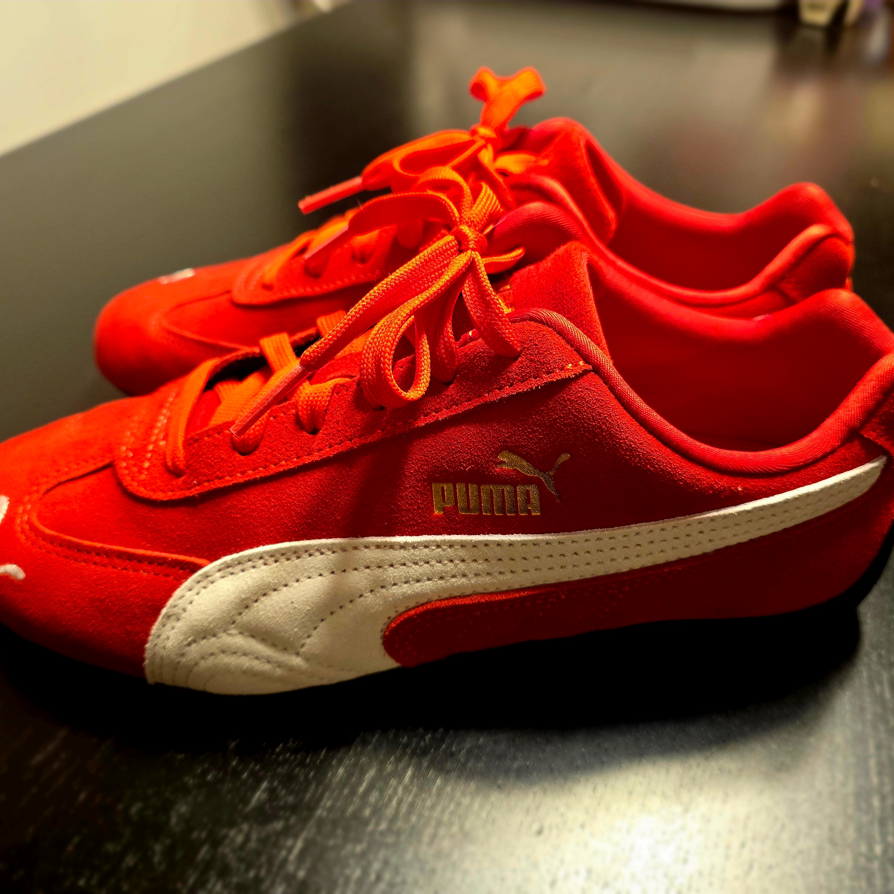 Puma Speedcat OG Red White 착용 스타일