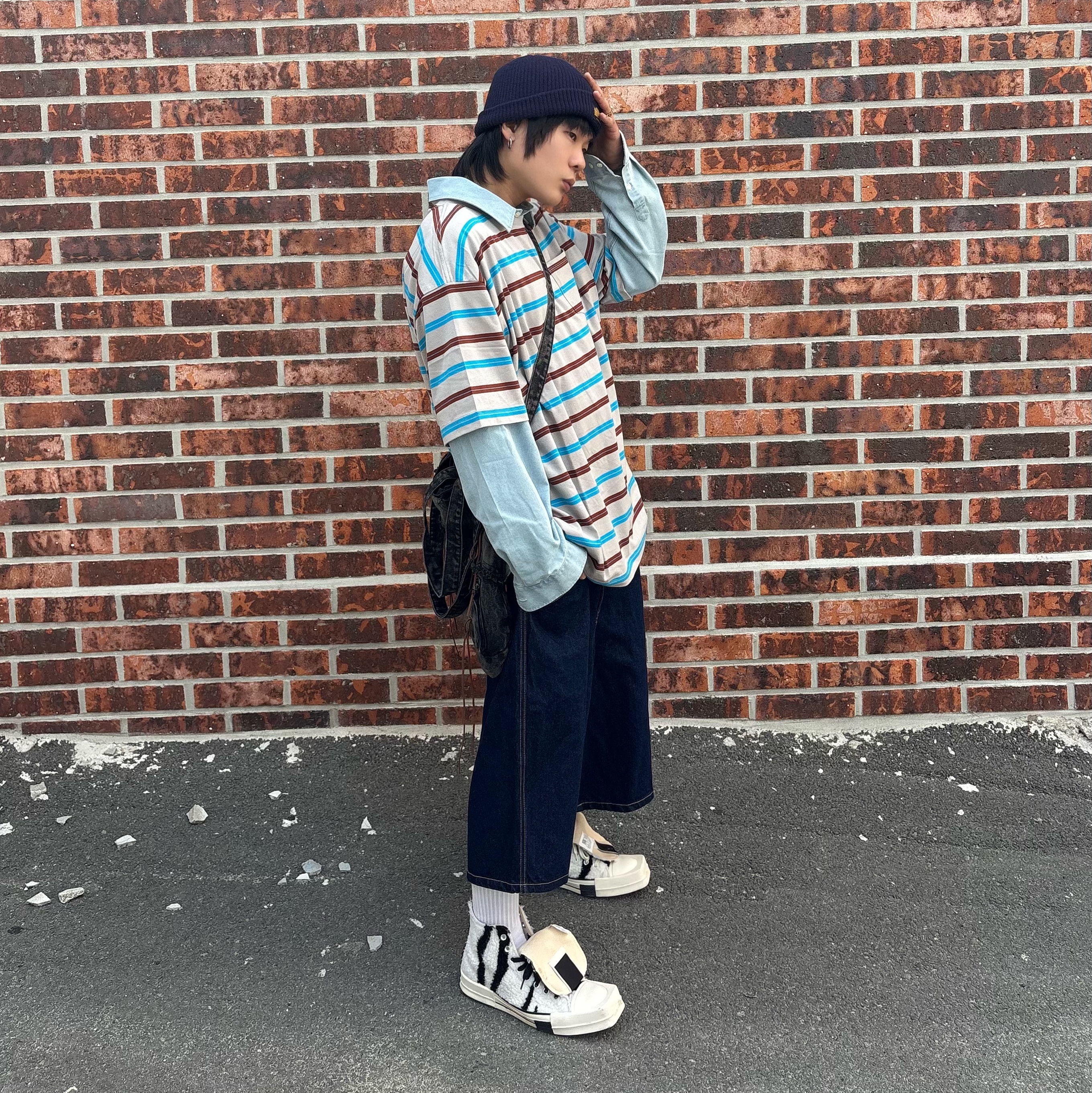 Converse x Drkshdw Turbodrk Chuck 70 Hi Lilly White 착용 스타일 - 2