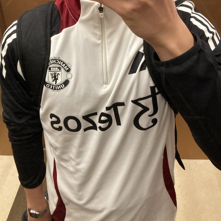 Adidas Manchester United Tiro 24 Training Top Off White Black - KR Sizing, Casio A-159WA-N1 착용 스타일