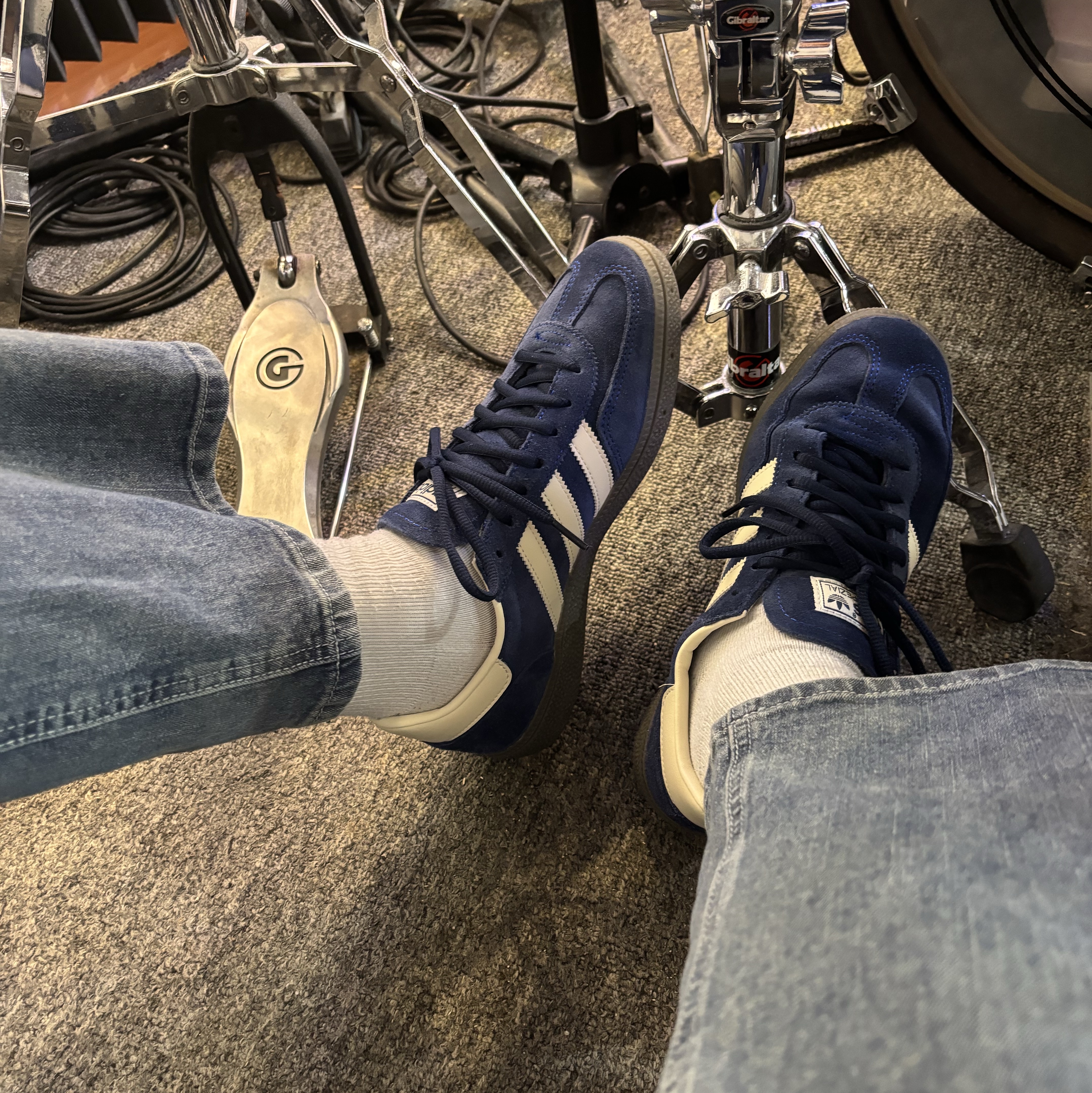 Adidas Spezial Handball Night Indigo 착용 스타일