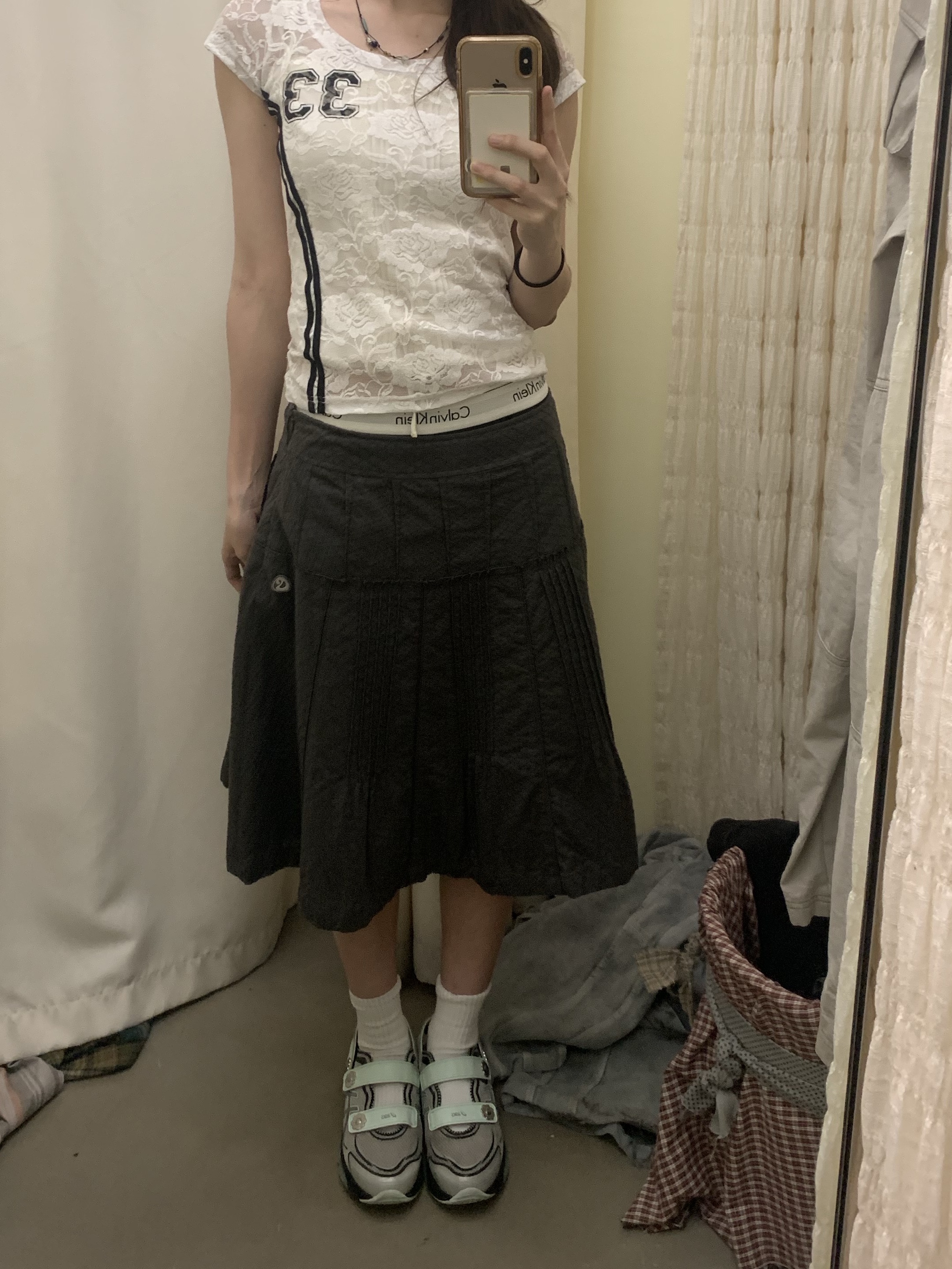 Sansan Gear Varied Cross Bag Beige, Sansan Gear Linen Block Pants Beige 착용 스타일 - 3