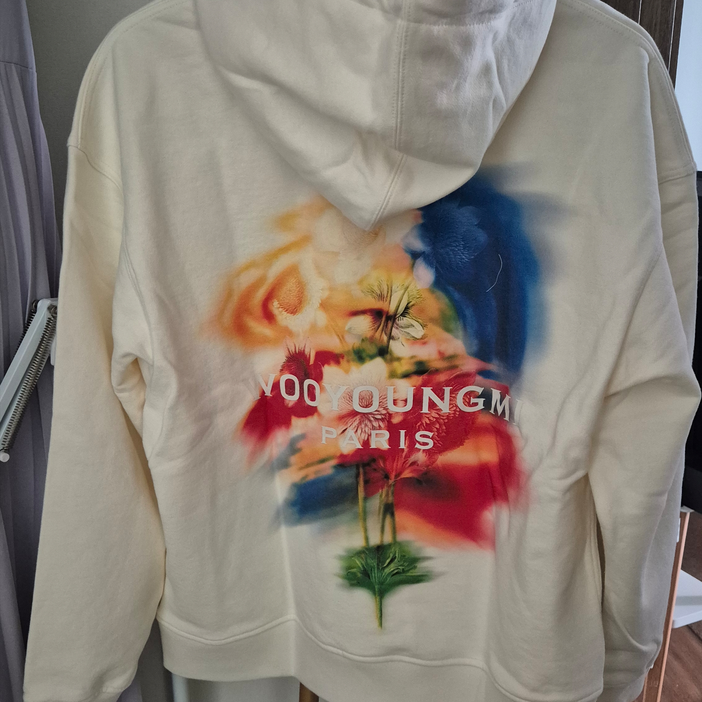 【Wooyoungmi】Swaying Flower Hoodie/2色 Wooyoungmi wooyami flower - Gem