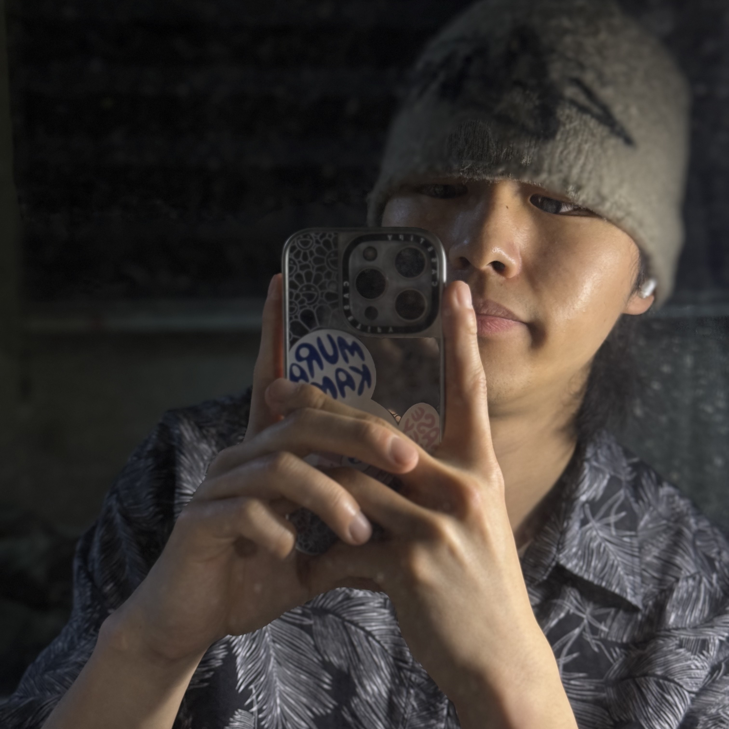 Stussy Brushed Out Stock Skullcap Beanie Sand 착용 스타일