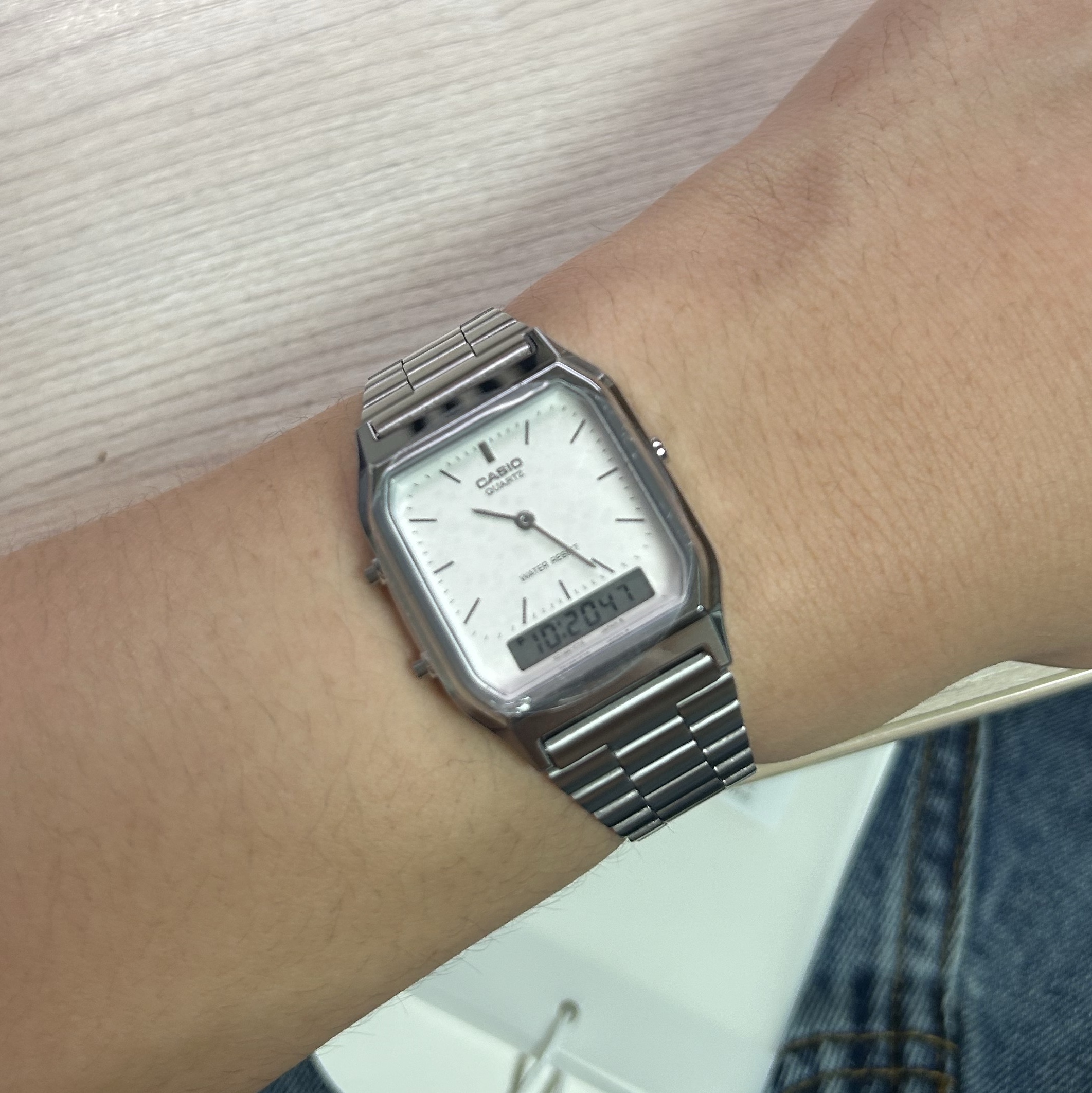 Casio AQ-230A-7DMQ 착용 스타일
