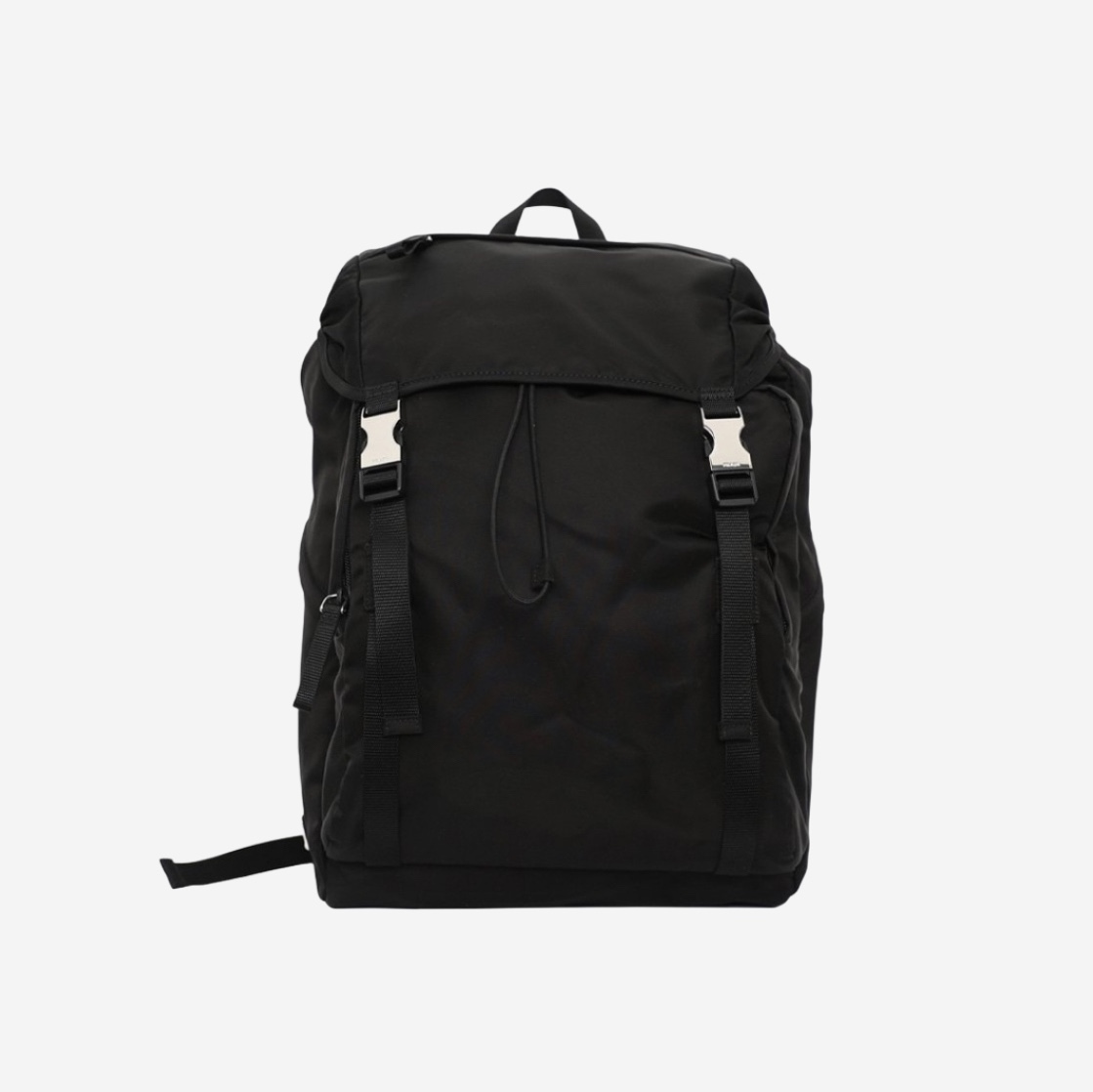 Prada Nylon Backpack Black 착용 스타일