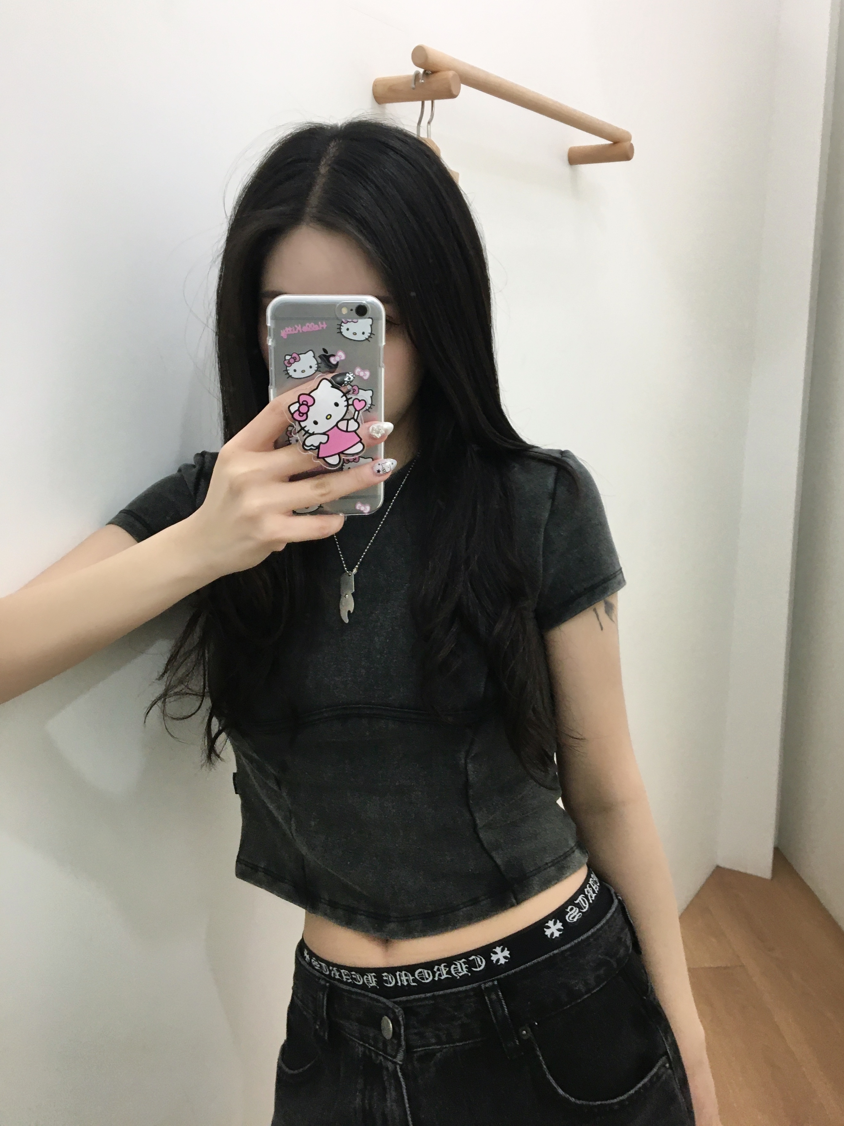 Chrome Hearts Boxer Brief Black, Hysteric Glamour You Pay Necklace Silver 착용 스타일