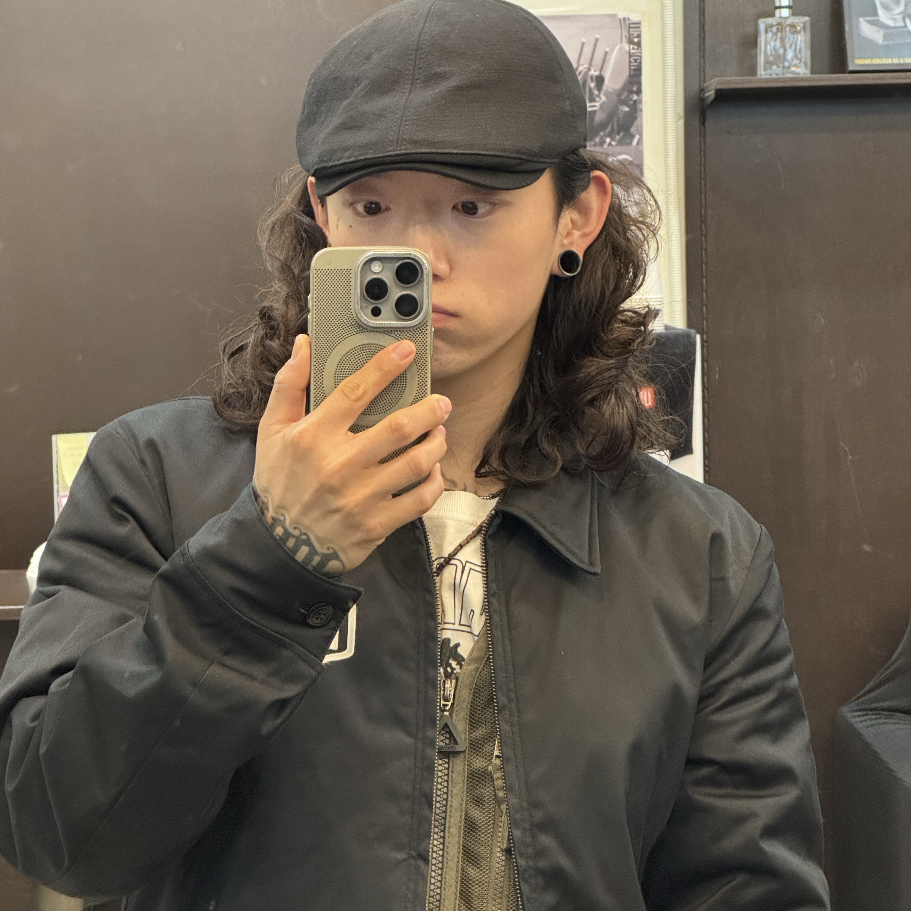 Deus Ex Machina Classic Workwear Jacket 2.0 Black 착용 스타일