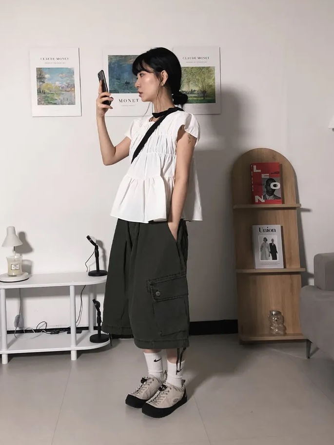 (W) Keen Jasper Rocks SP Sneaker Birch Black 착용 스타일 - 2