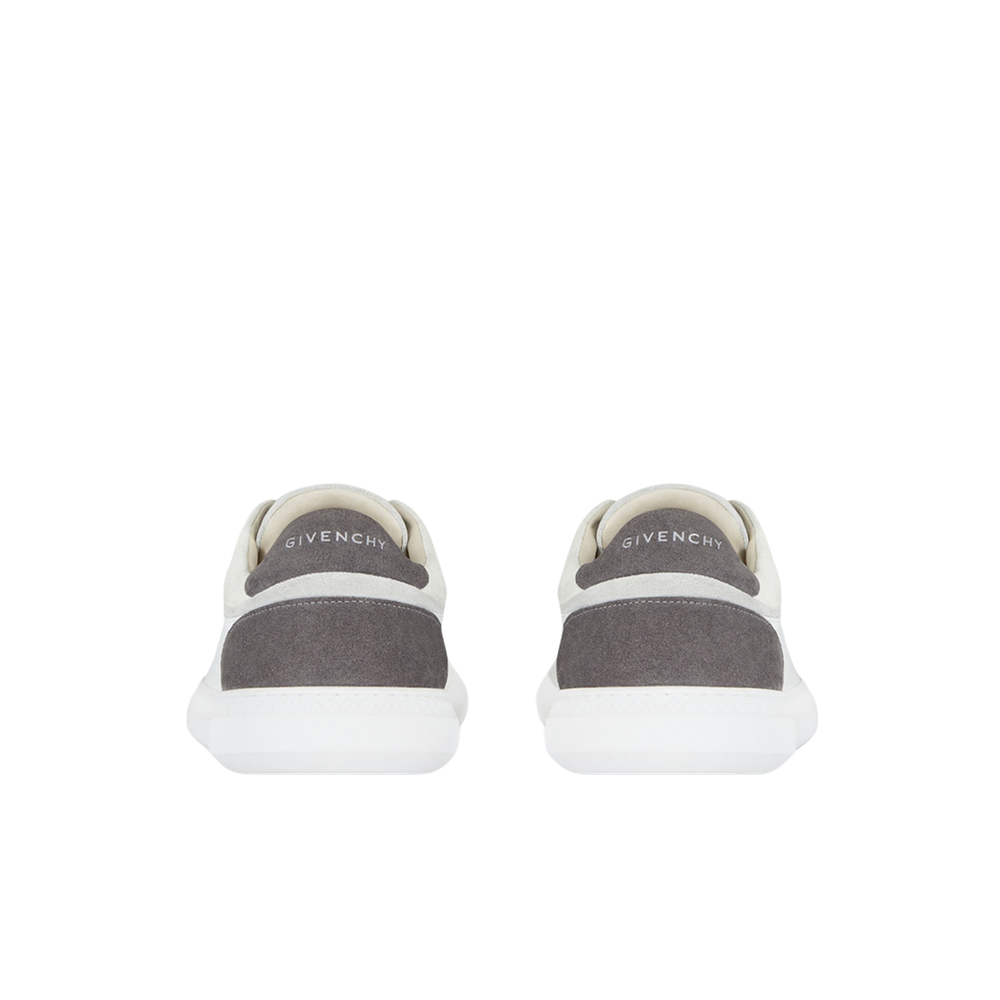 지방시 G 세트 레더 스웨이드 스니커즈 화이트 그레이(Givenchy G Set Sneakers in Leather and Suede White Grey) - 3
