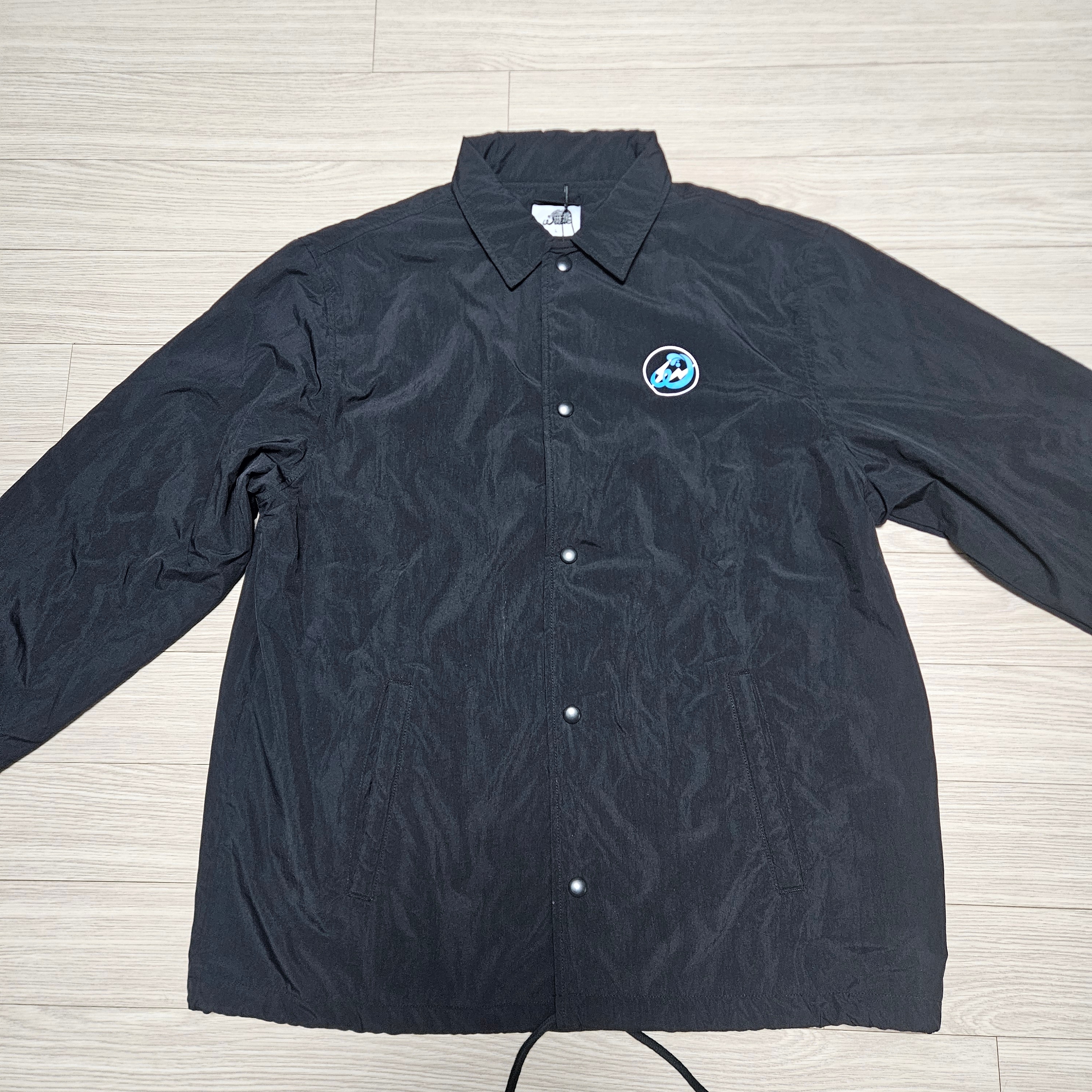 Fragment x Wade Coach Jacket Black 착용 스타일