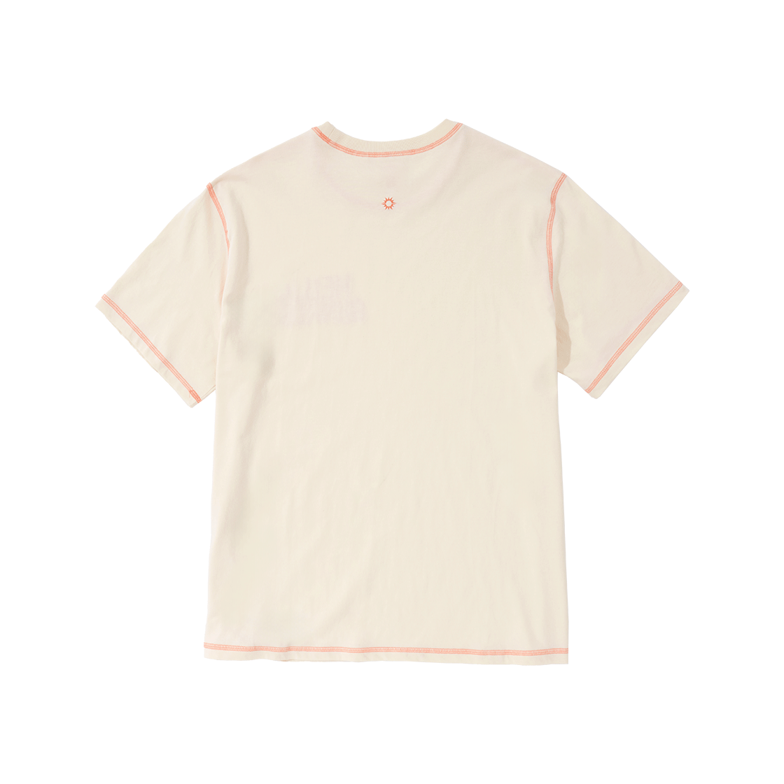 헬로선라이즈 두들 타이포 스티치 티 크림(Hello Sunrise Doodle Typo Stitch Tee Cream) - 2