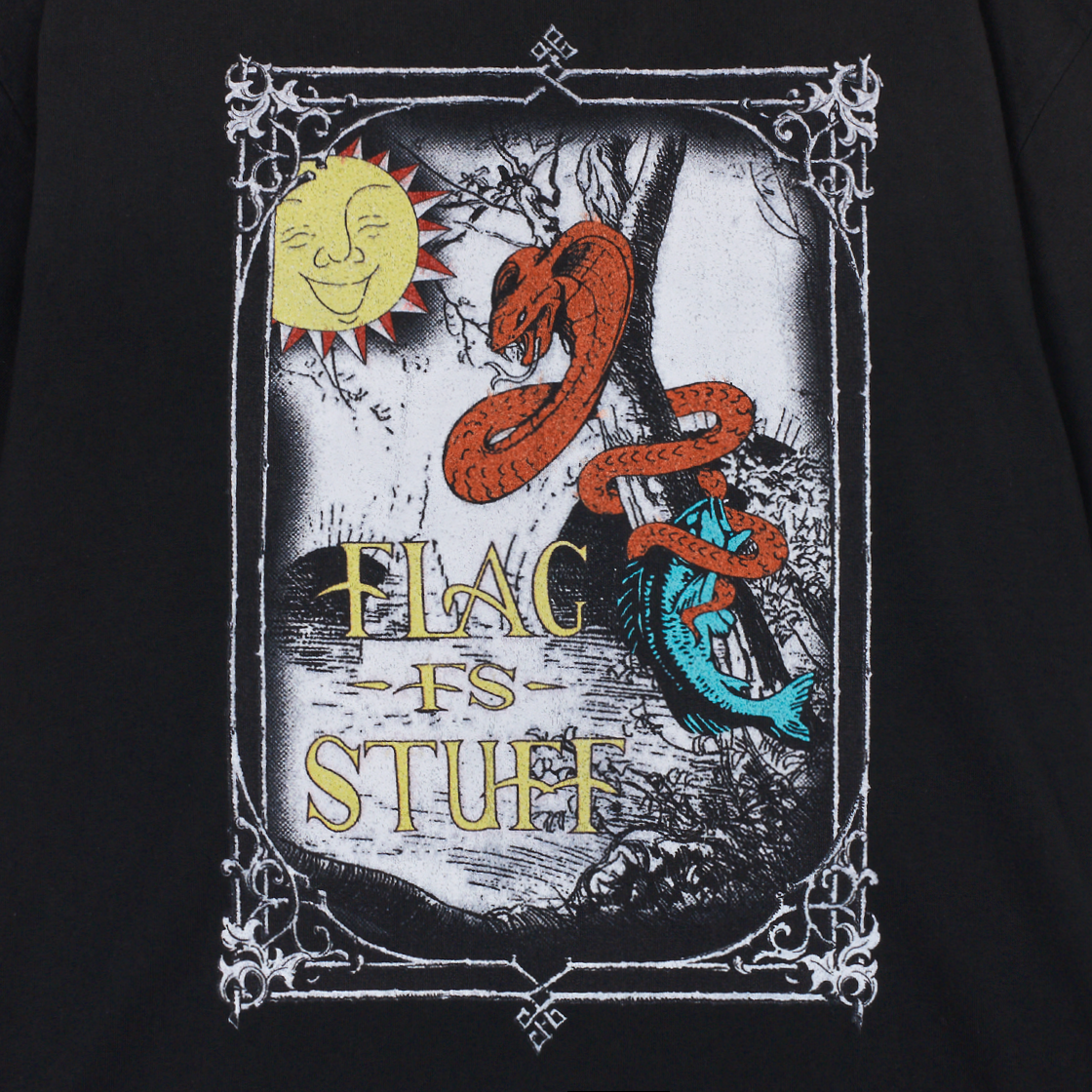 [KREAM 단독] 플래그스터프 스네이크 쇼트 슬리브 티 블랙 - 25SS([KREAM 단독] Flagstuff Snake SS Tee Black - 25SS) - 4