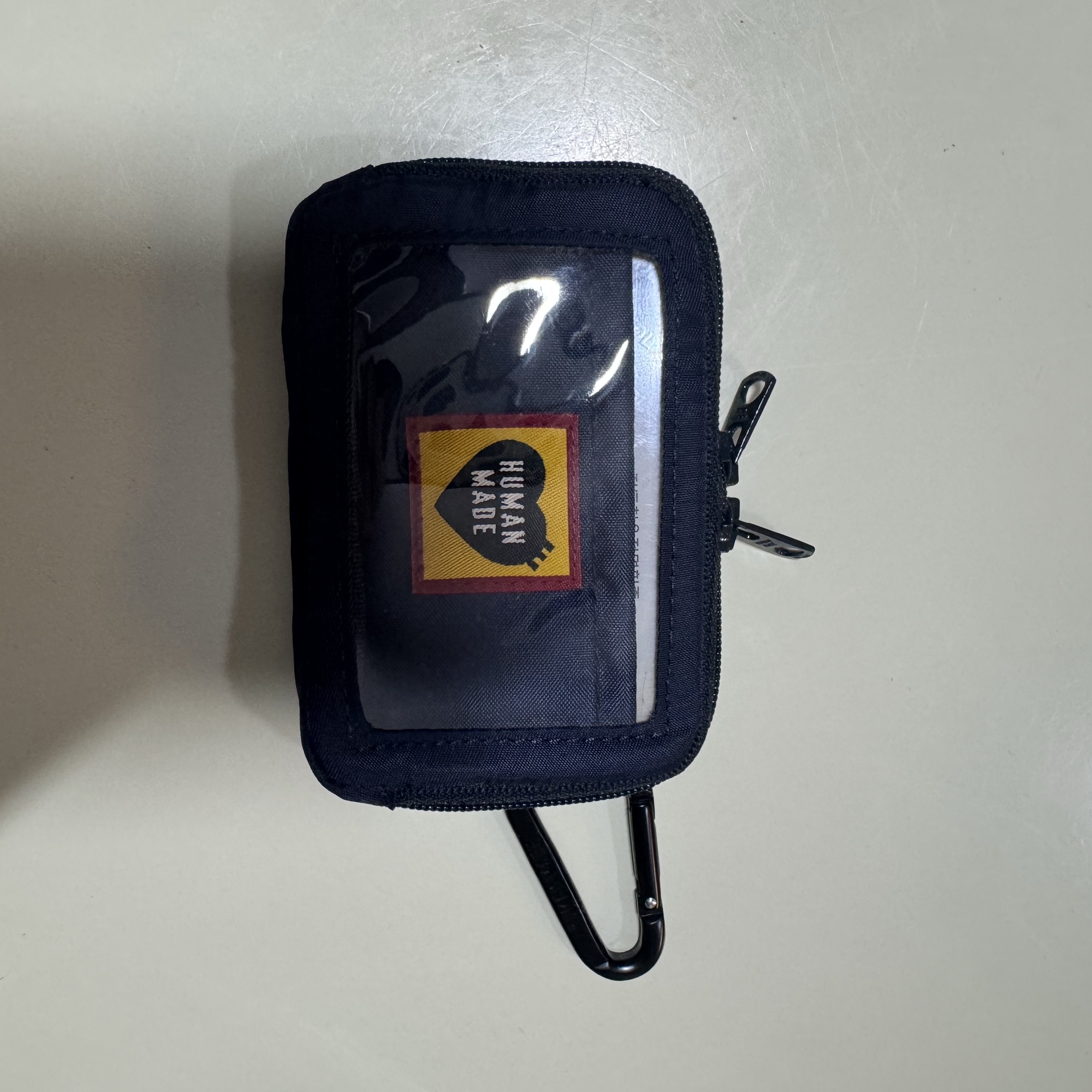 Human Made Military Card Case Navy 착용 스타일