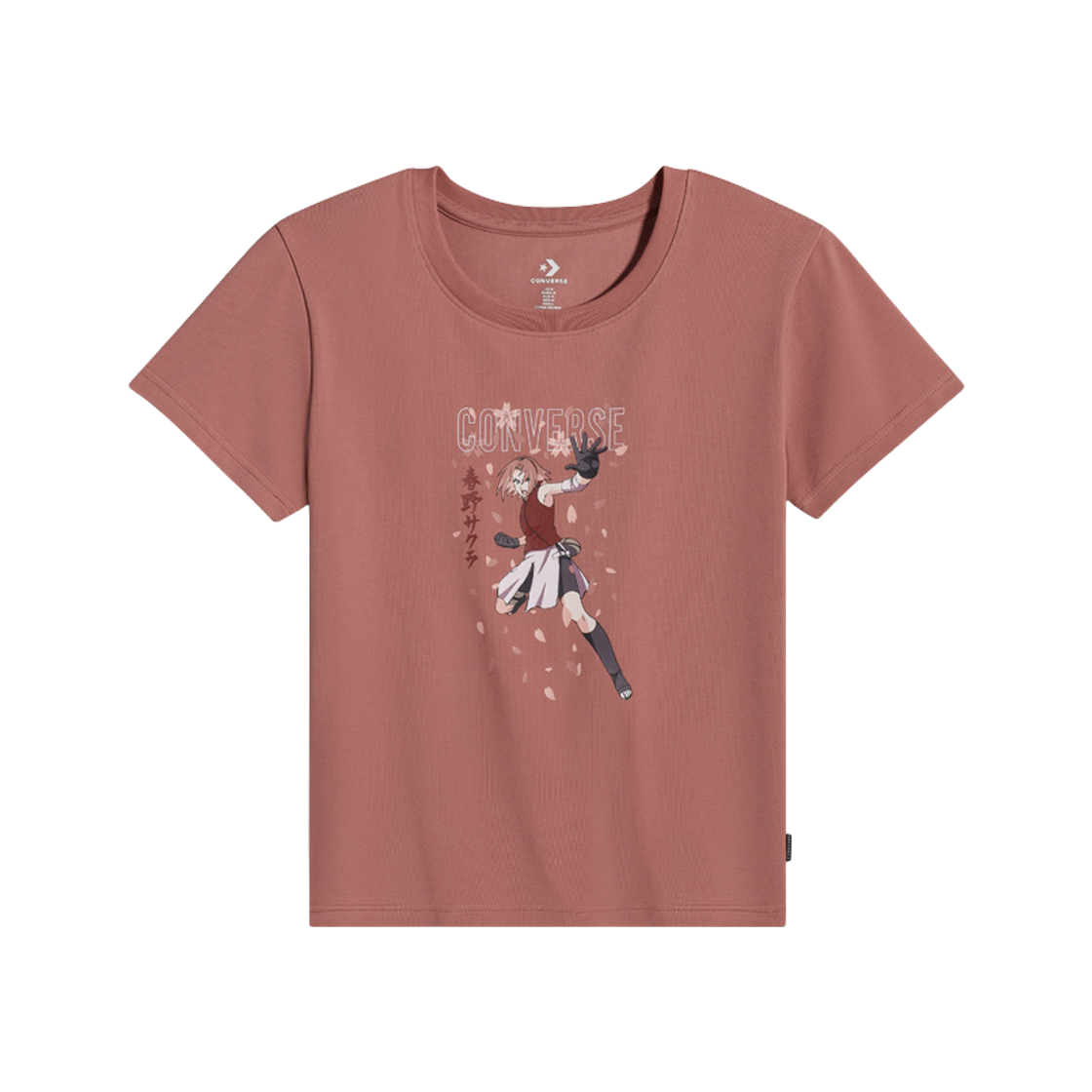 컨버스 x 나루토 베이비 티셔츠 라이트 새들(Converse x Naruto Baby T-Shirt Light Saddle)