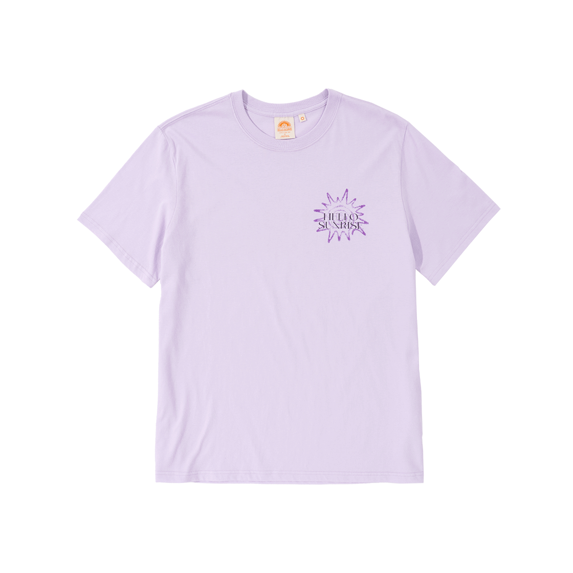 헬로선라이즈 선버스트 아이콘 티 라이트 퍼플(Hello Sunrise Sunburst Icon Tee
 Light Purple)