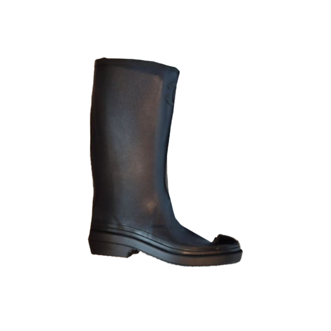 G45838-B17440-NZA92 (W) Chanel High Boots Caoutchouc & Black - 대표 이미지 #1