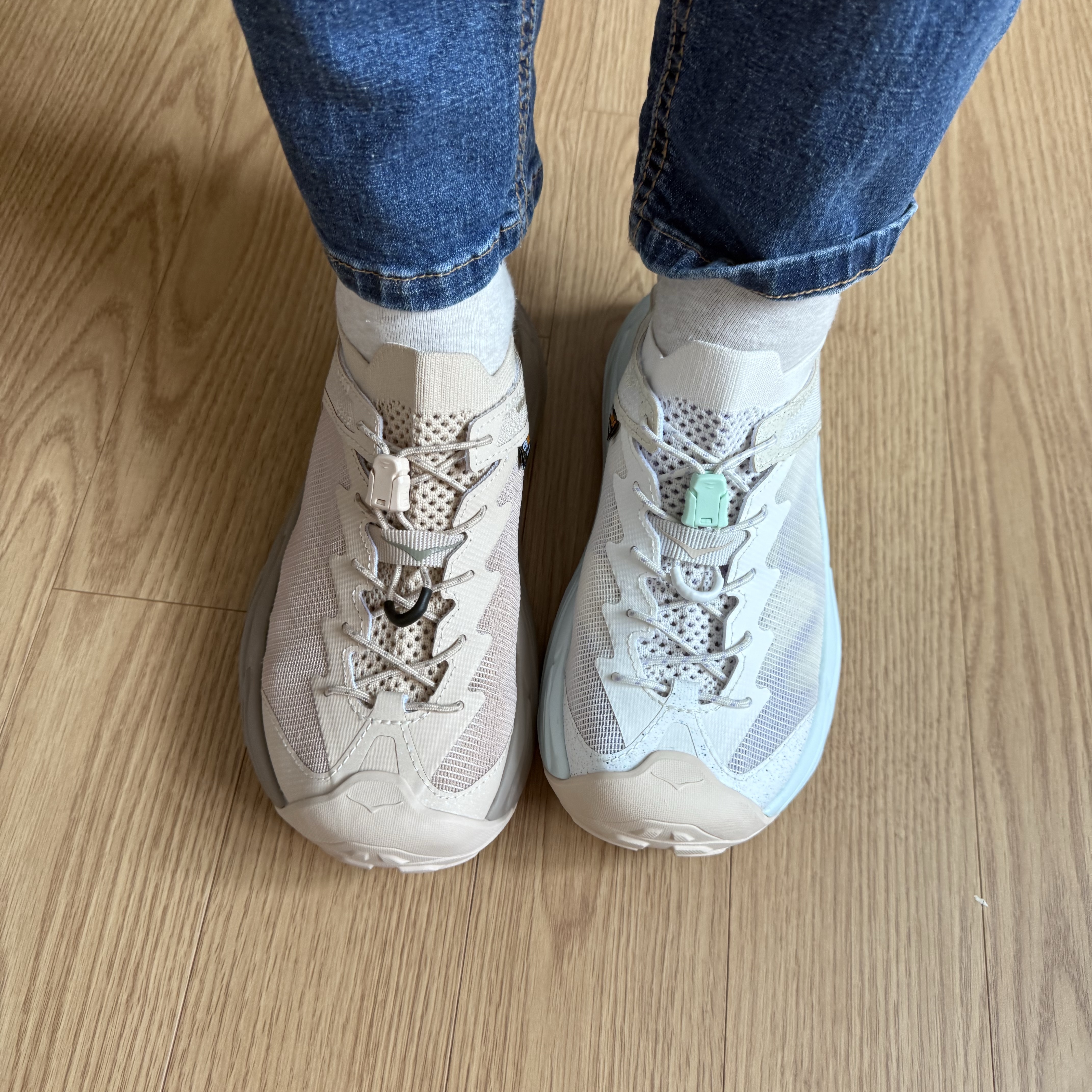 Hoka Women Hopara 2 Alabaster Snow Melt - 25SS, (W) Hoka Hopara 2 Shifting Sand 착용 스타일 - 1