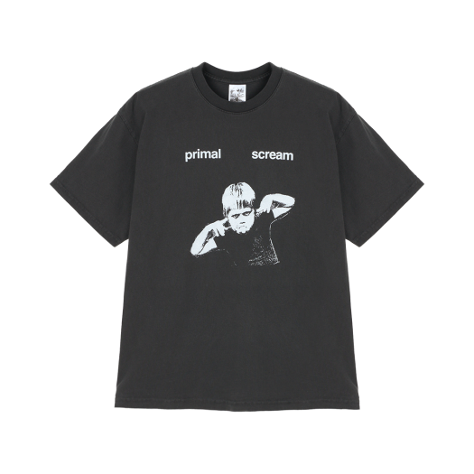 KM5BTSSBG17BK Basketcase Primal Scream T-Shirt Vintage Black - 25SS