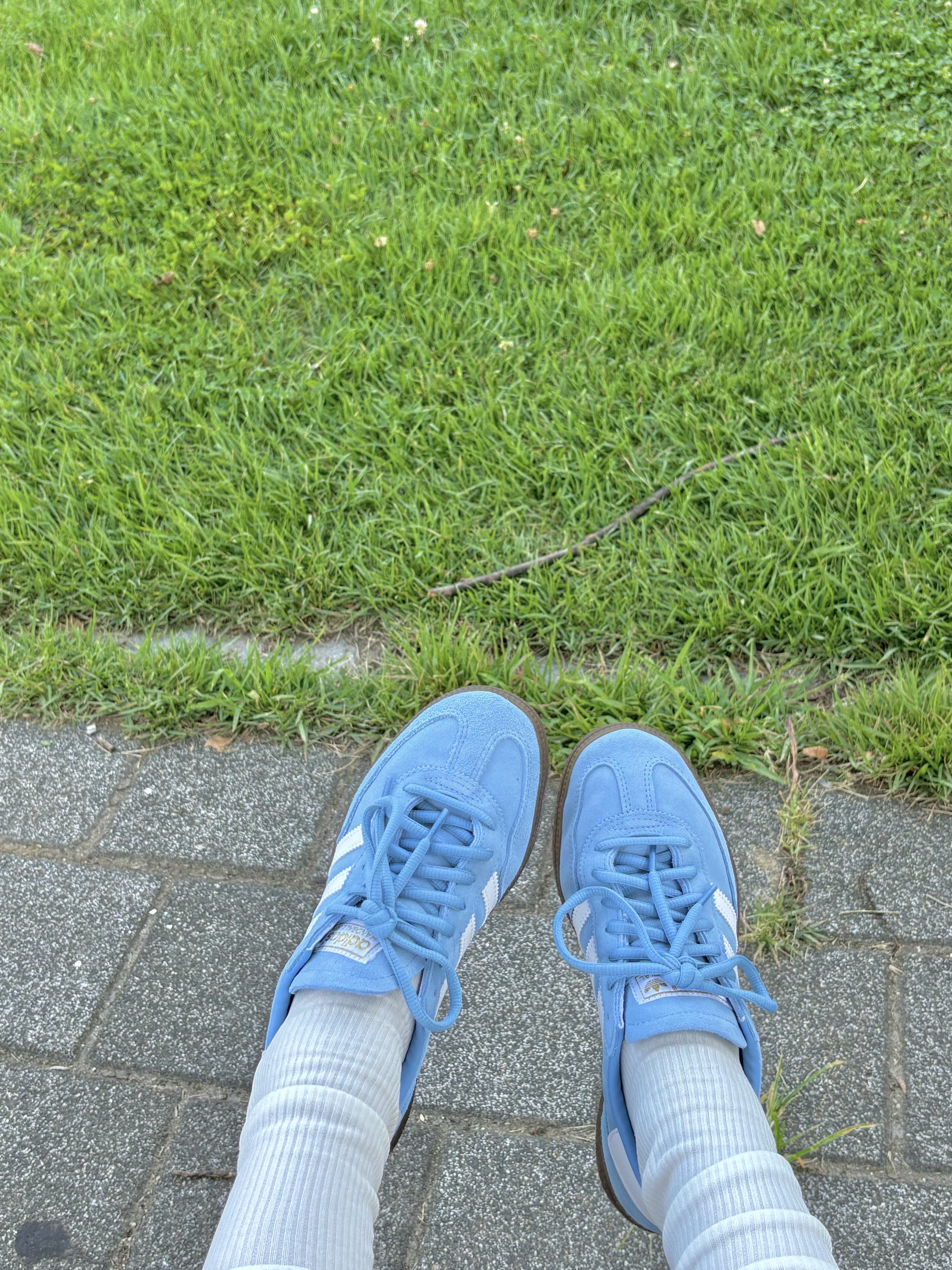 Adidas Spezial Handball Light Blue 착용 스타일 - 3