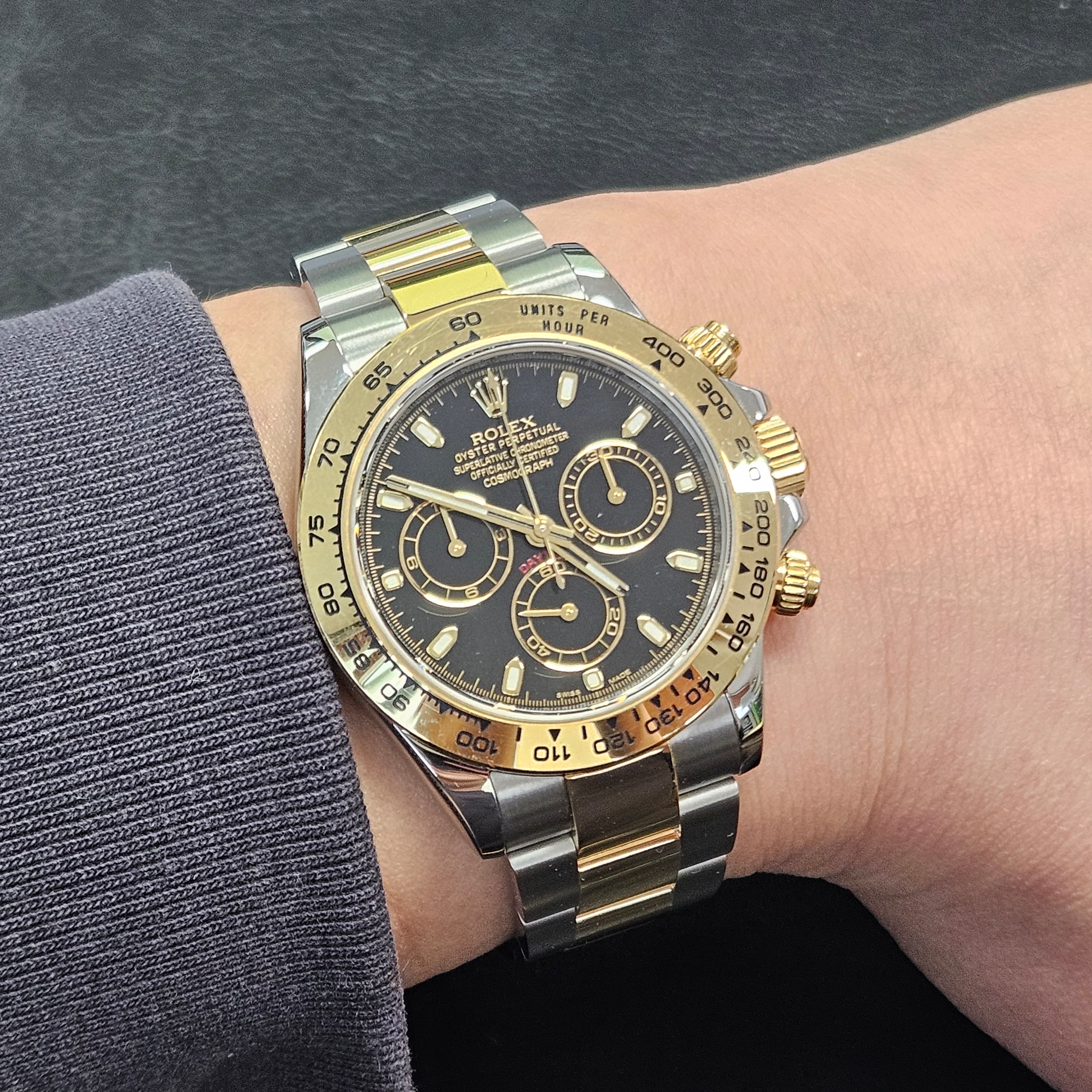 Rolex Cosmograph Daytona 40mm 116503 Black Oyster 착용 스타일