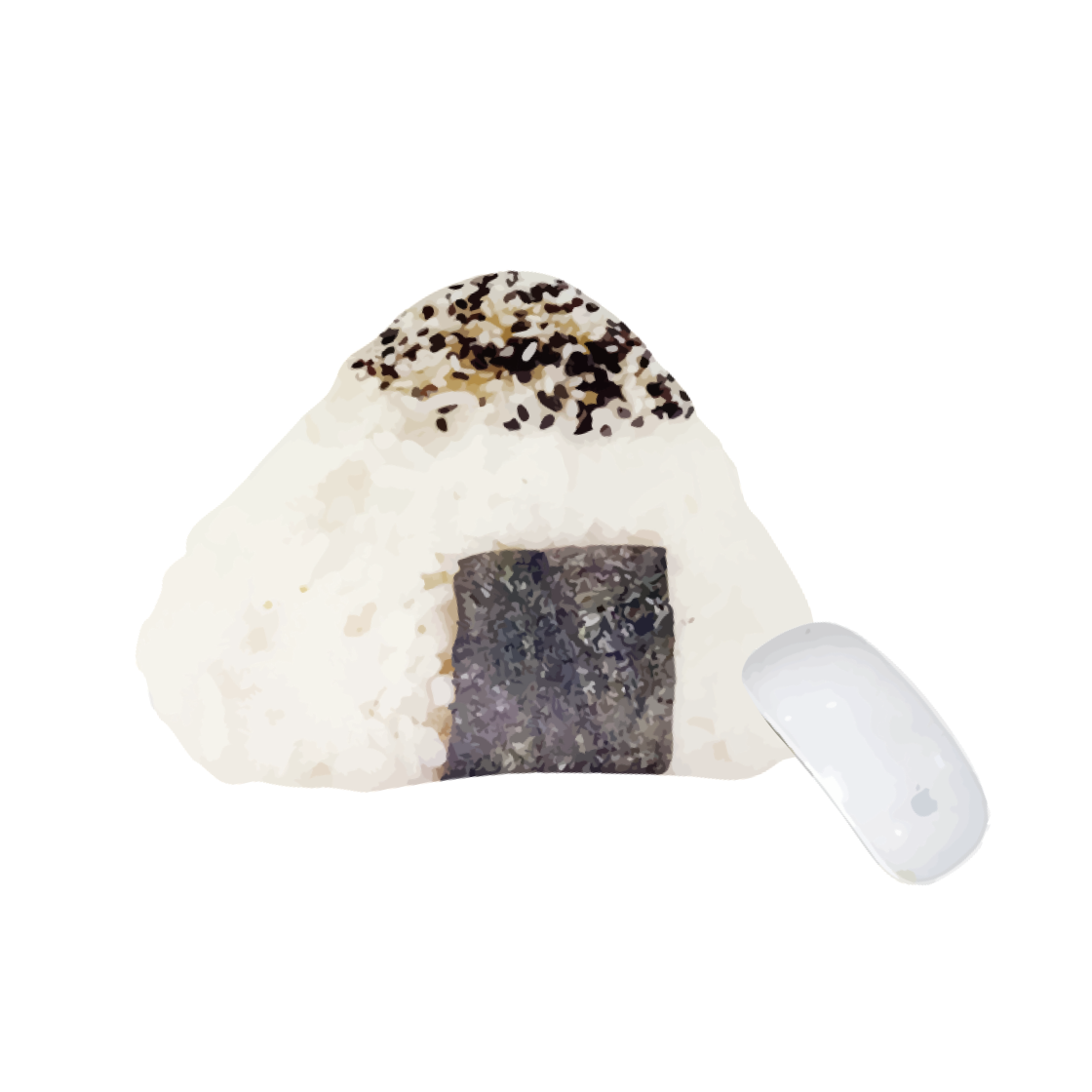 ylwmouse1213444_ [3% 포인트 적립] you like what Onigiri Mouse Pad (Sesame)