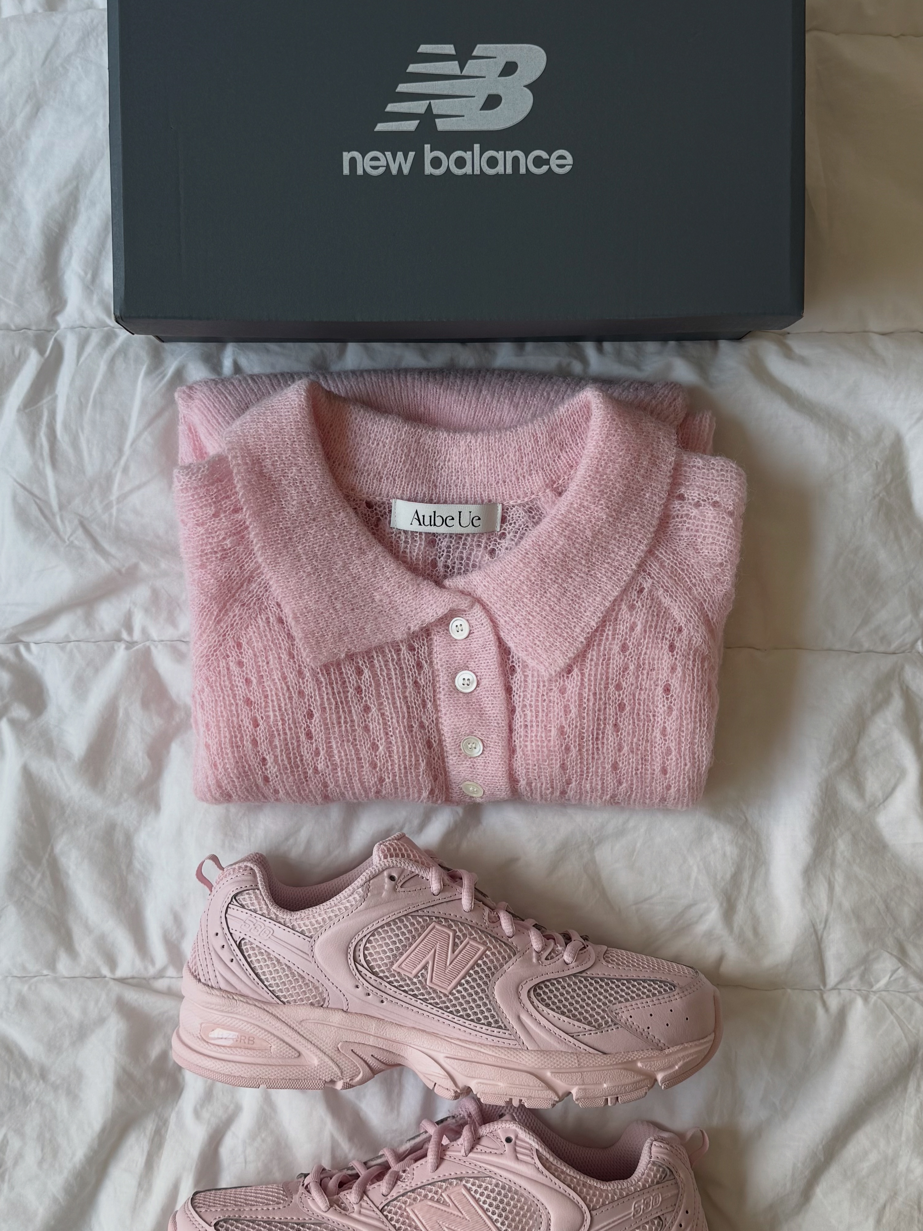 New Balance 530 Steel Grey 착용 스타일