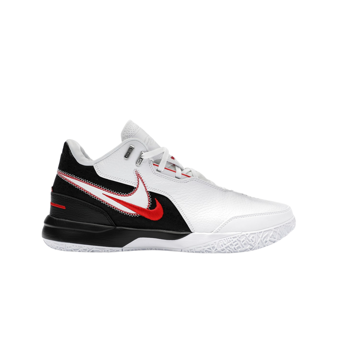 나이키 줌 르브론 NXXT 젠 AMPD 화이트 유니버시티 레드(Nike Zoom LeBron NXXT Gen AMPD White University Red)