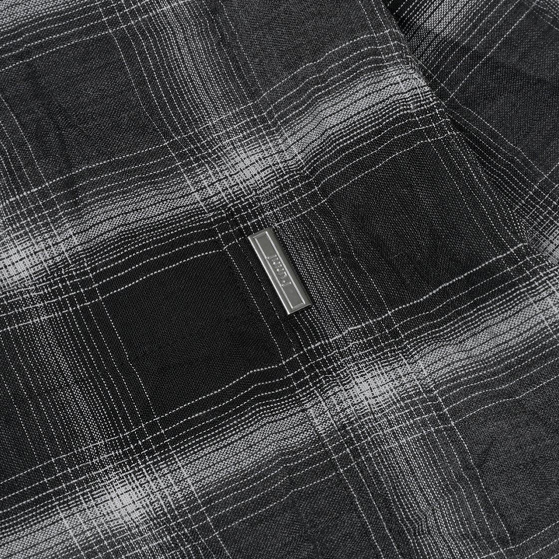 준지 링클 체크 오버핏 셔츠 애쉬 - 25SS(Juun.J Wrinkle Check Overfit Shirt Ash - 25SS) - 3