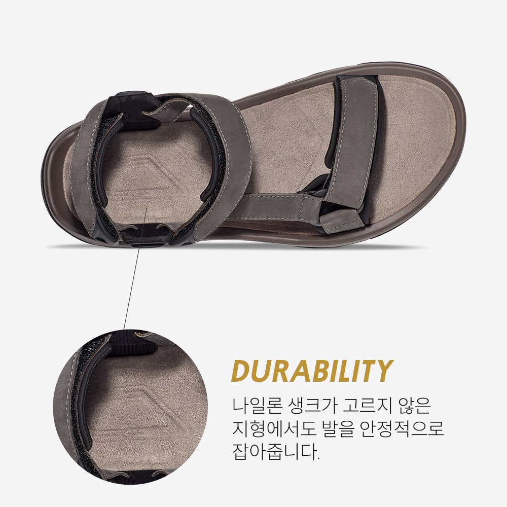 ★送料無料★テバTRRRA FI 5 UNIVERSAL LEATHER STVM2519442-DGG Men's Terra Fi 5 Universal Leather Sandal | Teva®